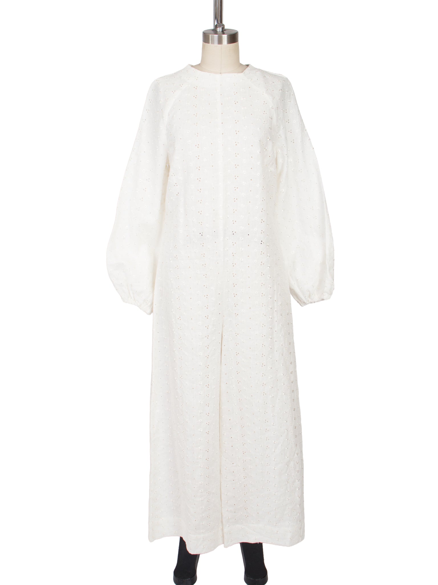 Stacey Nishimoto Linen Eyelet Jumpsuit