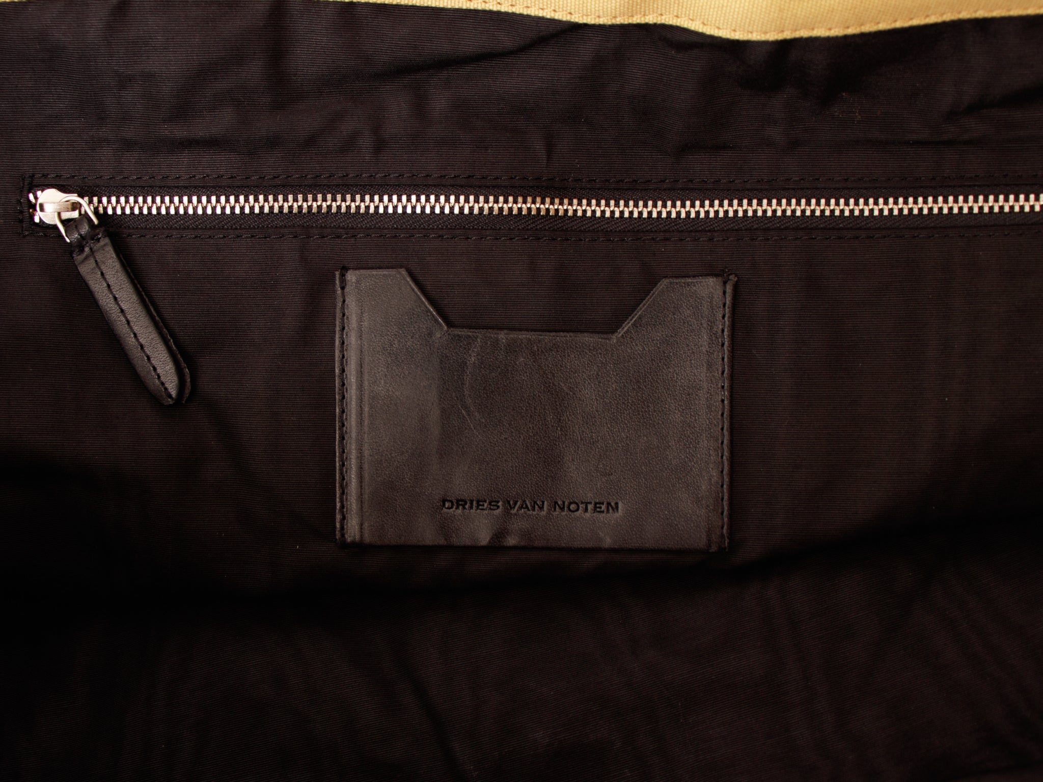 Dries Van Noten Canvas  Multi-Pocket Oversize Tote