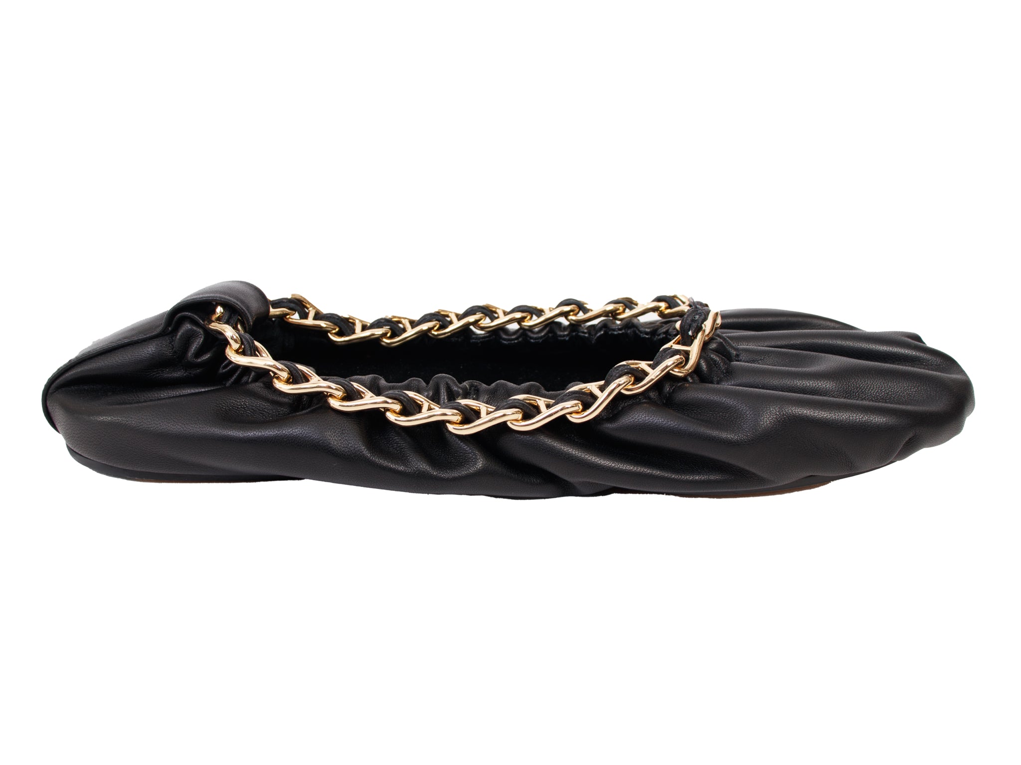 Ulla Johnson Leather & Chain Ballet Flats