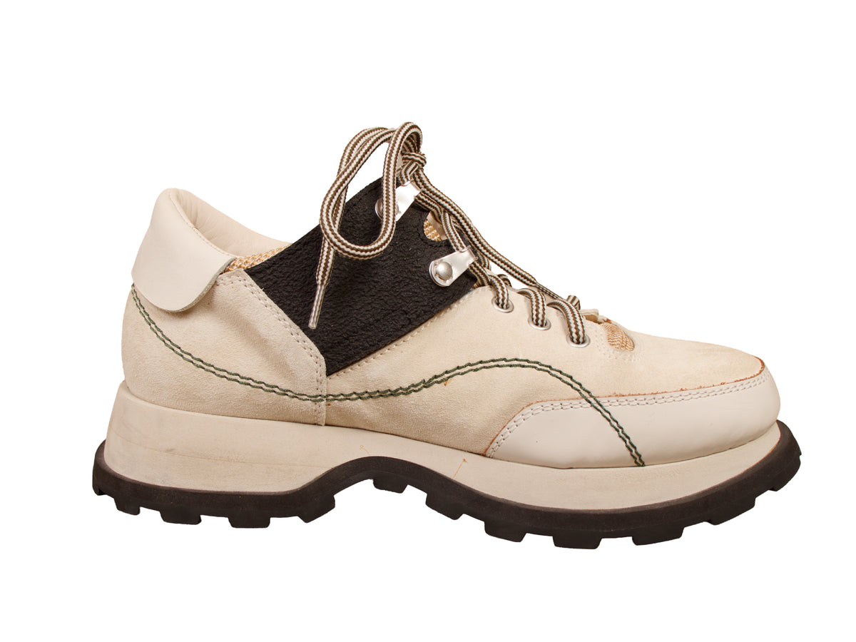 Jil Sander Suede & Leather Hiking Boots