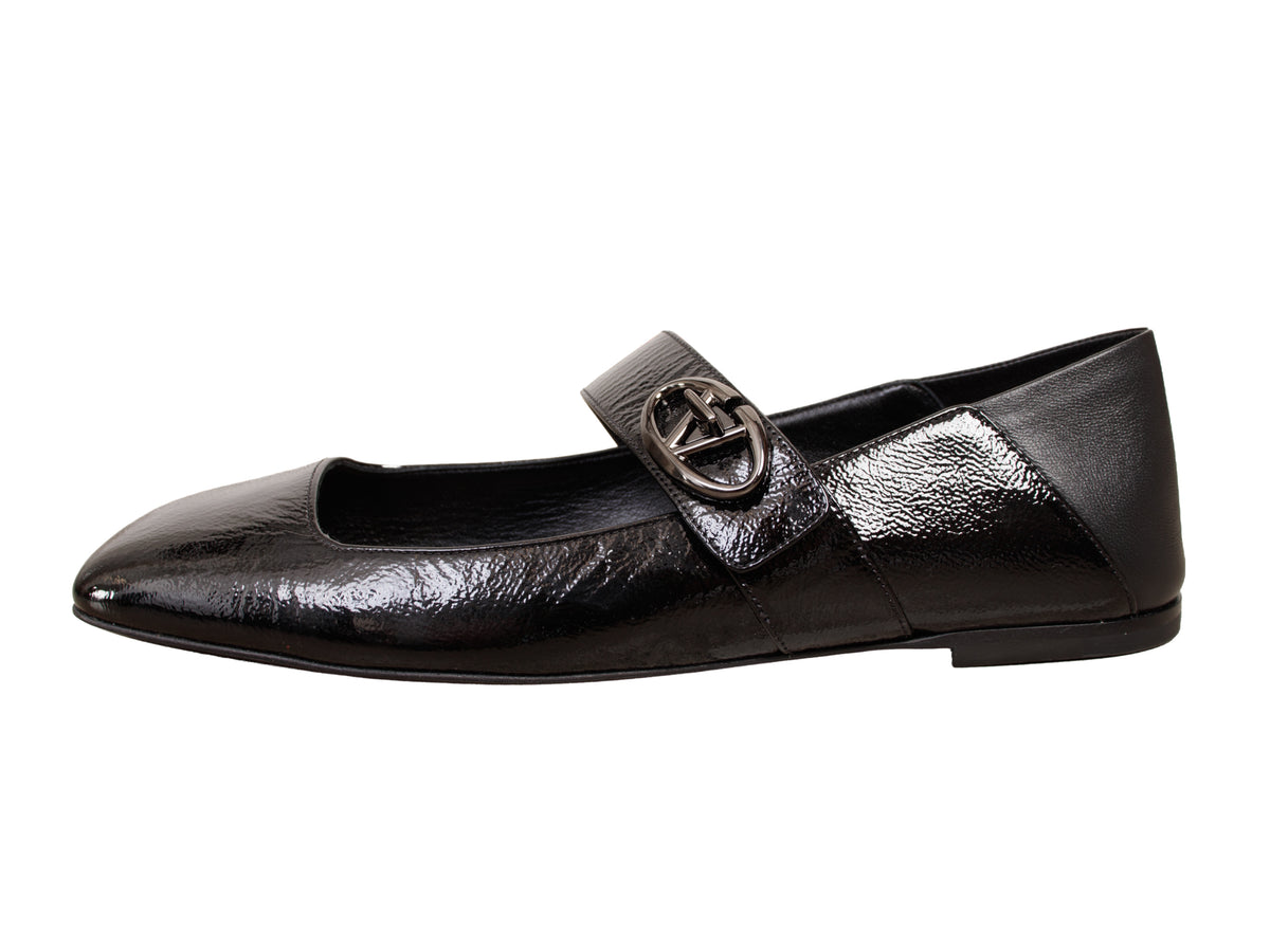 Valentino Patent Leather Ballet Flats
