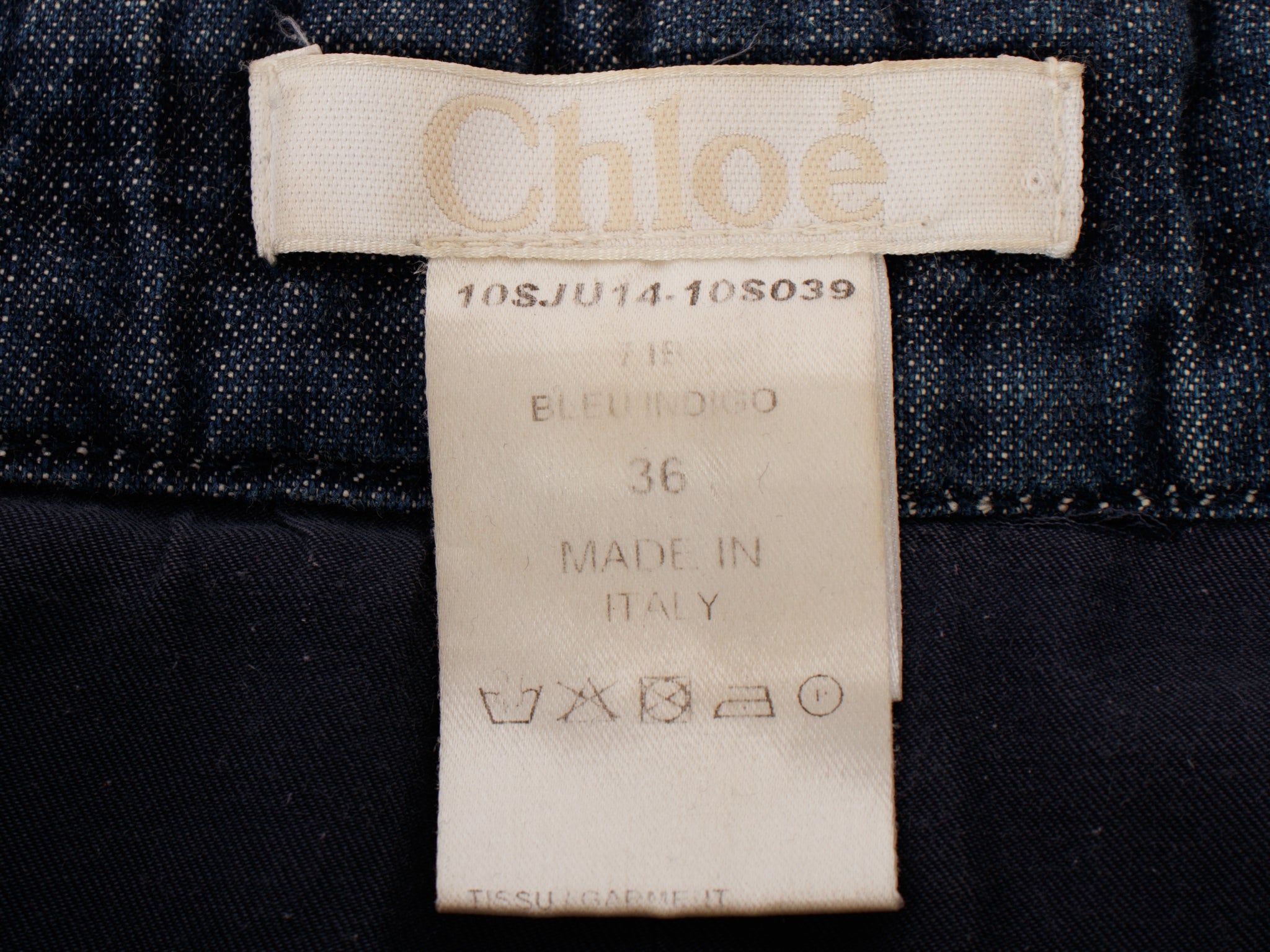 Chloe Denim Mini Skirt