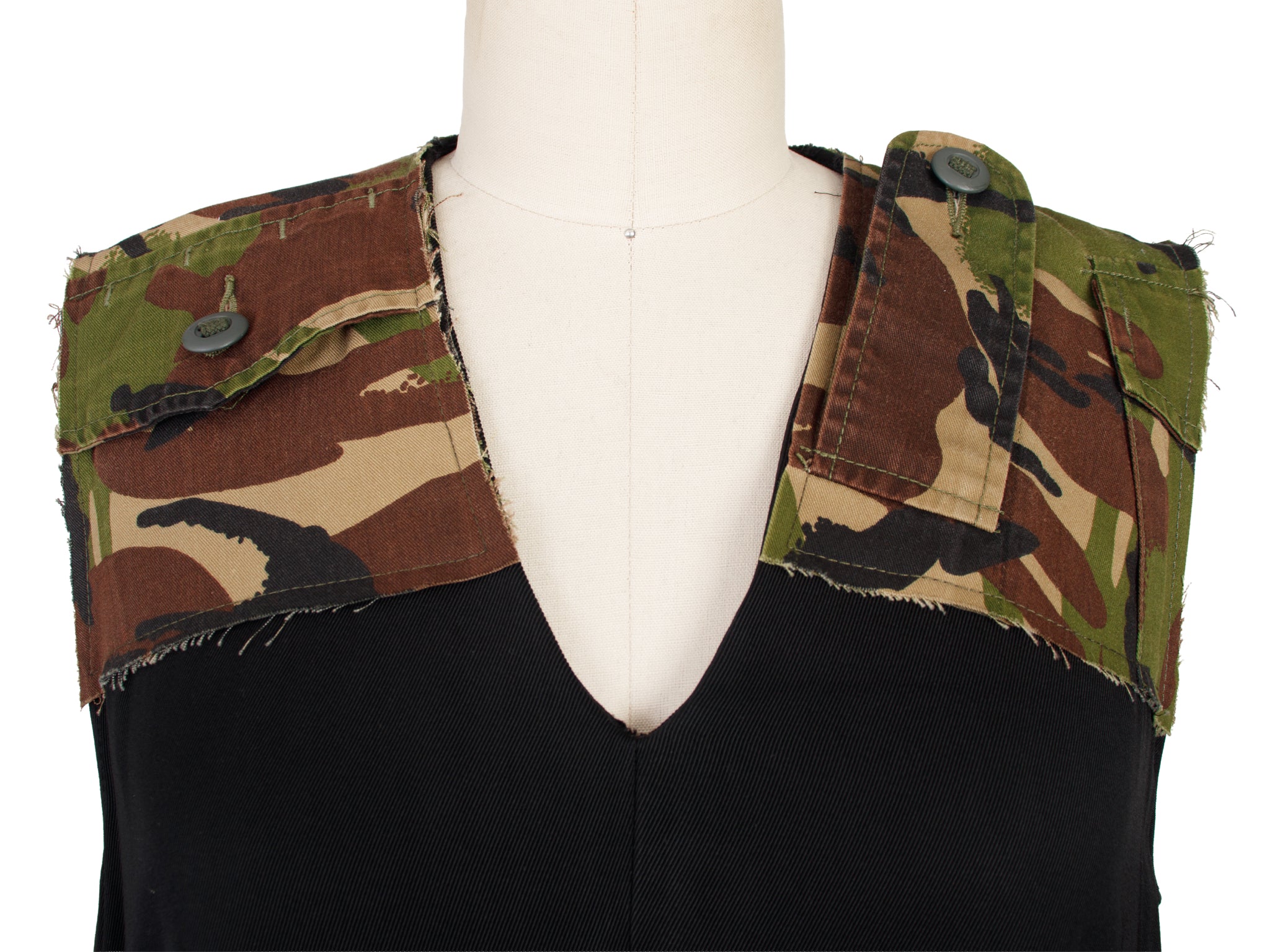 SS 2019 Yang Li Twill Camouflage Dress