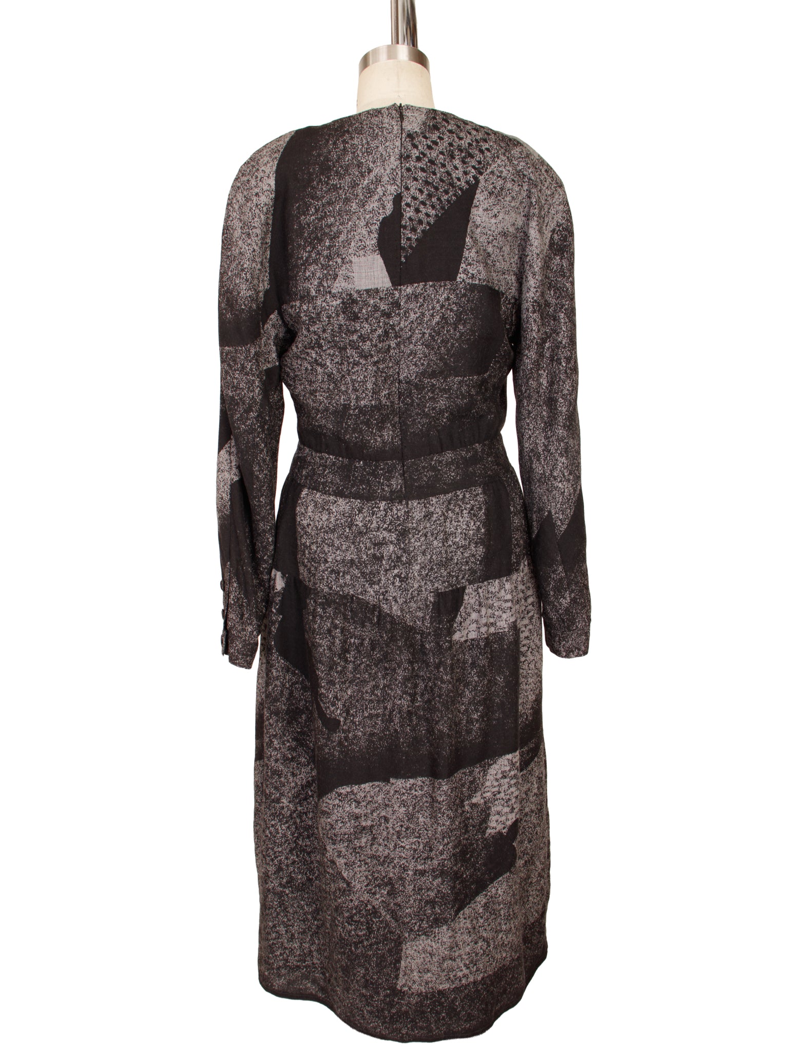 1980s Chloe Abstract Pattern Dress