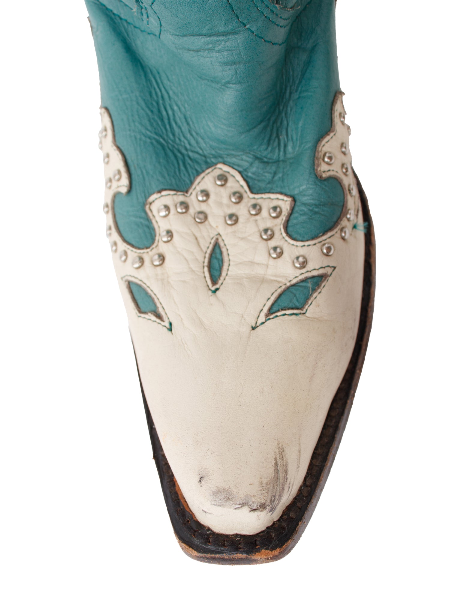 Corral Turquoise Studded Western Boots
