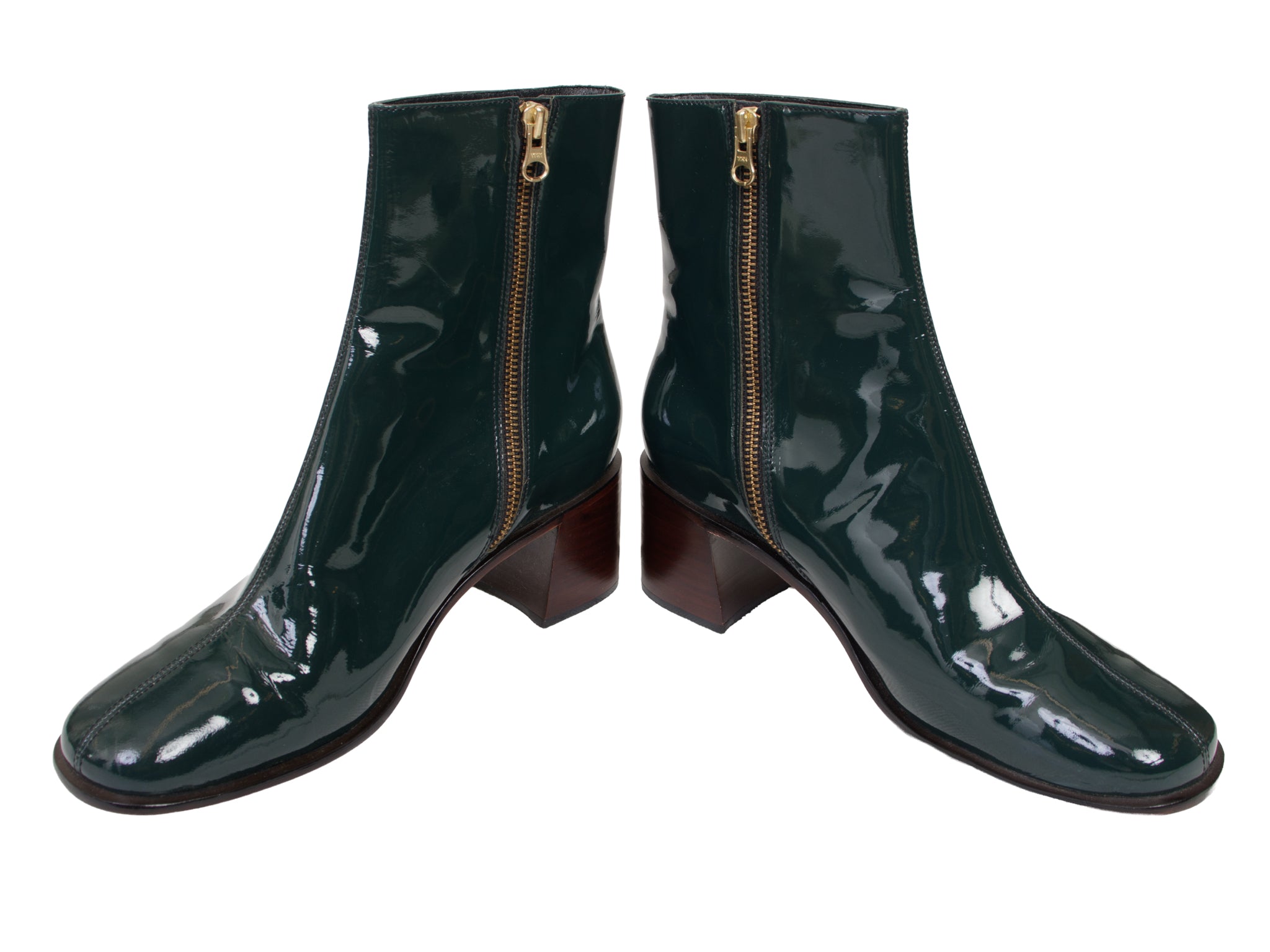 Rachel Comey Sugar Patent Leather Ankle Boots