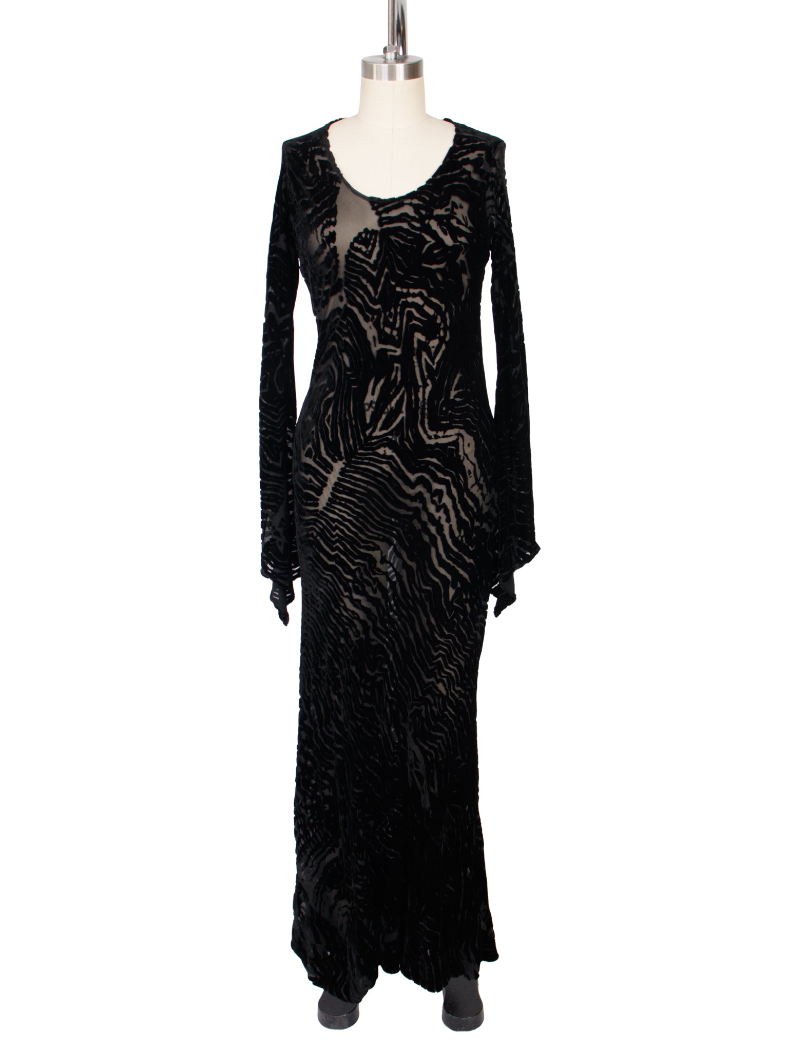 Bettina Maria Fahlbusch Velvet Devore Dress