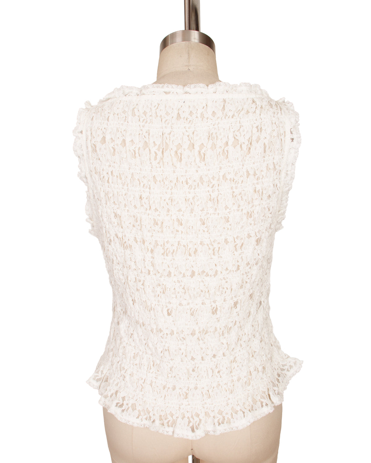 Doen Rosita Lace Smocked Top