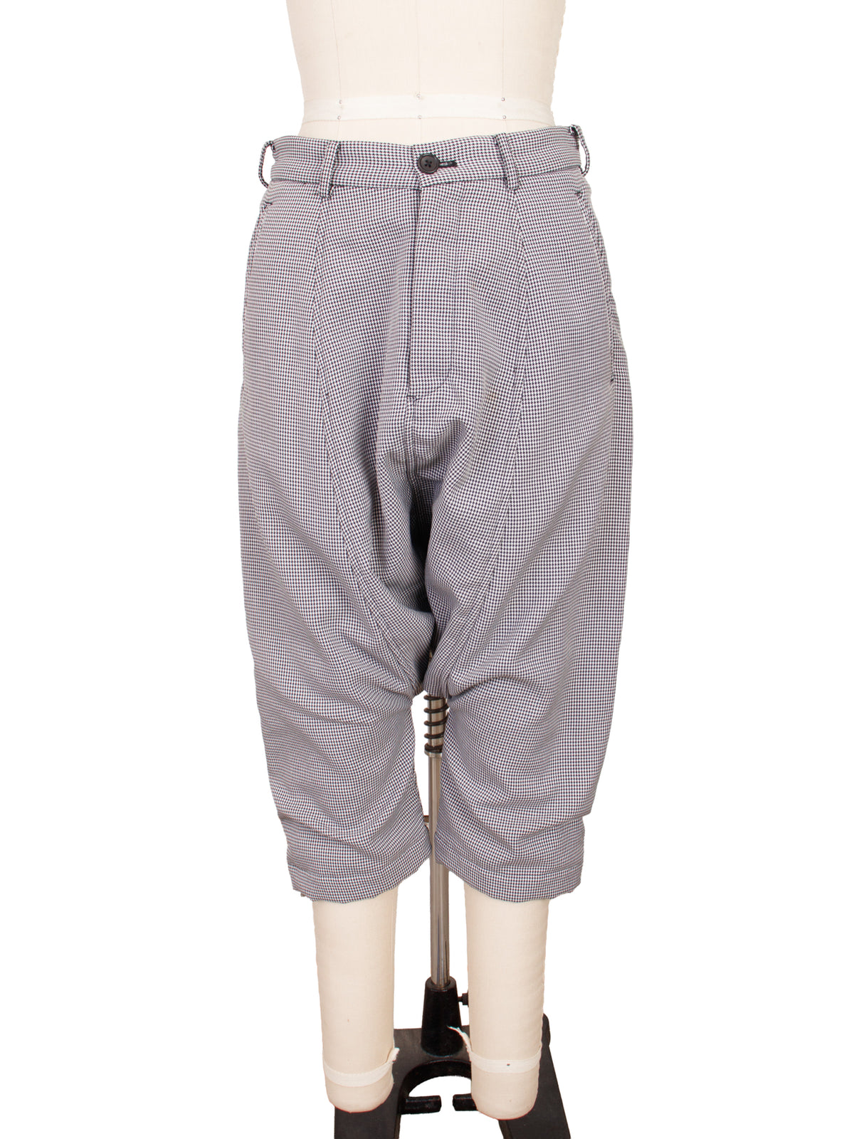 Comme des Garcons GIRL Houndstooth Drop Crotch Pants