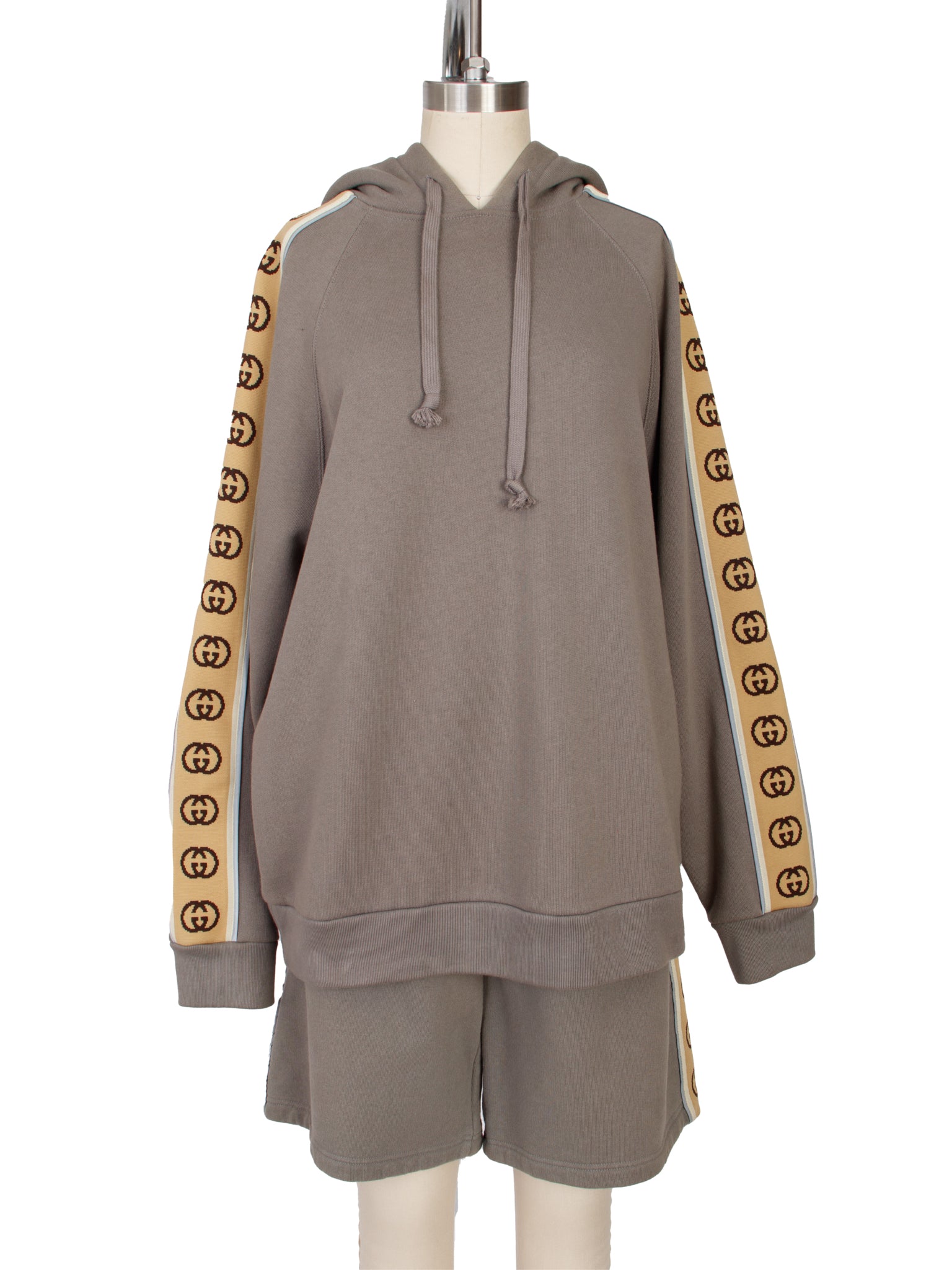 Gucci GG Web Hooded Sweatshirt