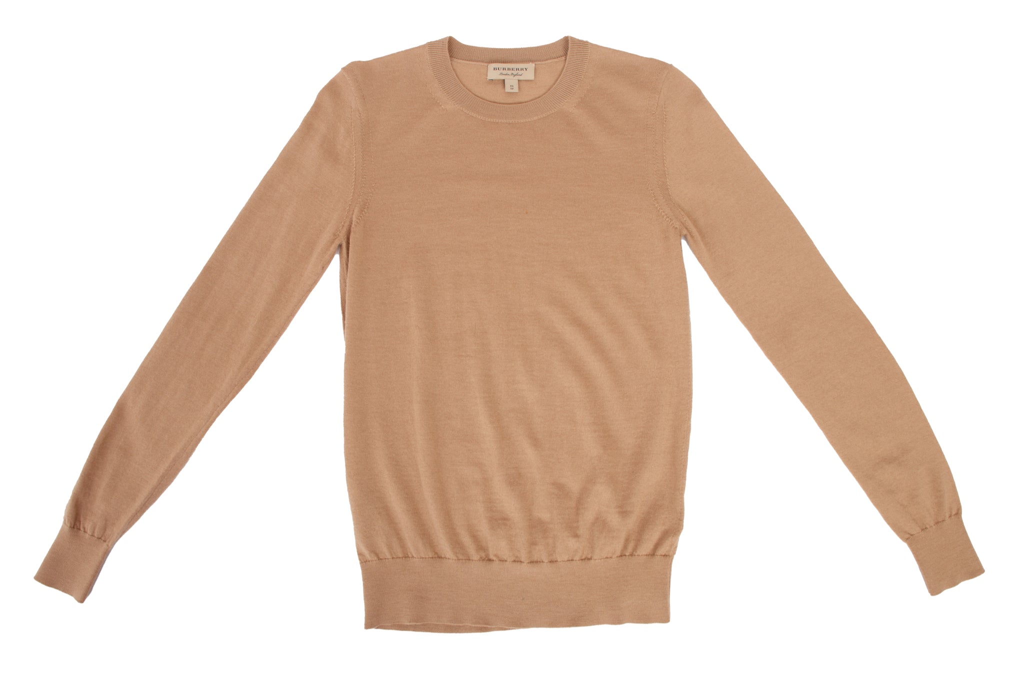 Burberry Merino Wool Check elbow Patch Sweater