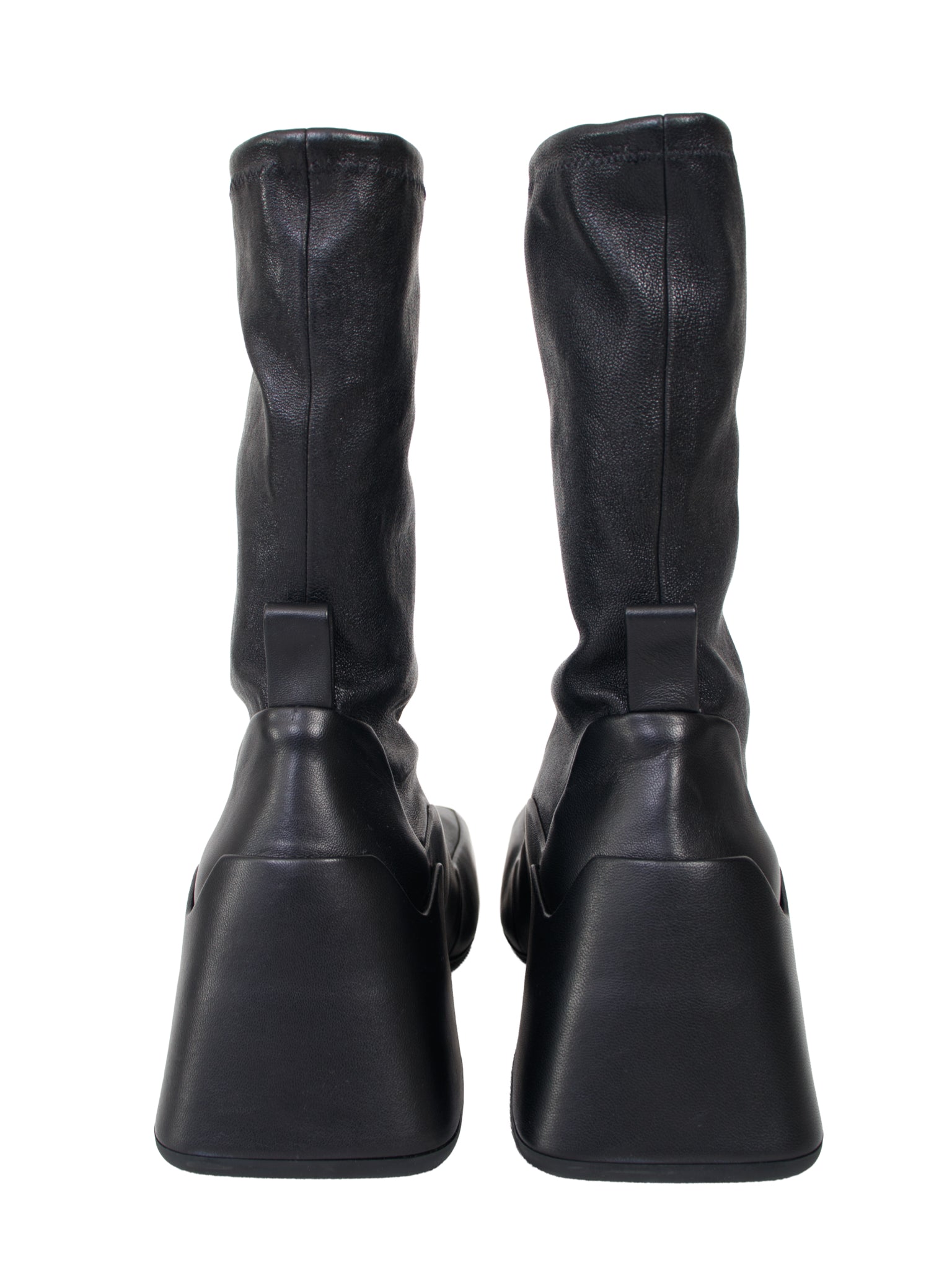 Jil Sander Sculptural Block Heel Boots
