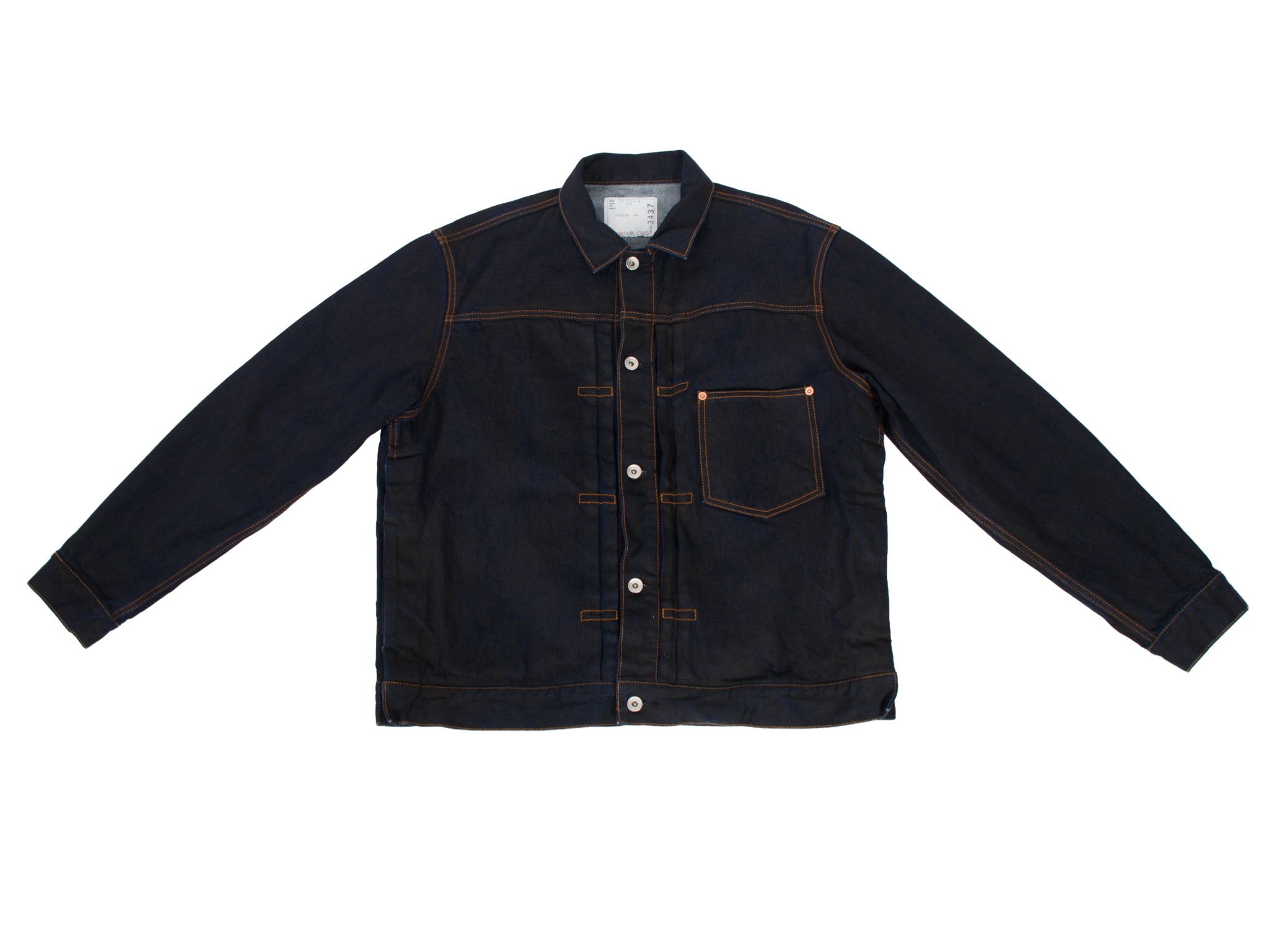 Sacai 3437 Dark Wash Denim Jacket – Mercy Vintage