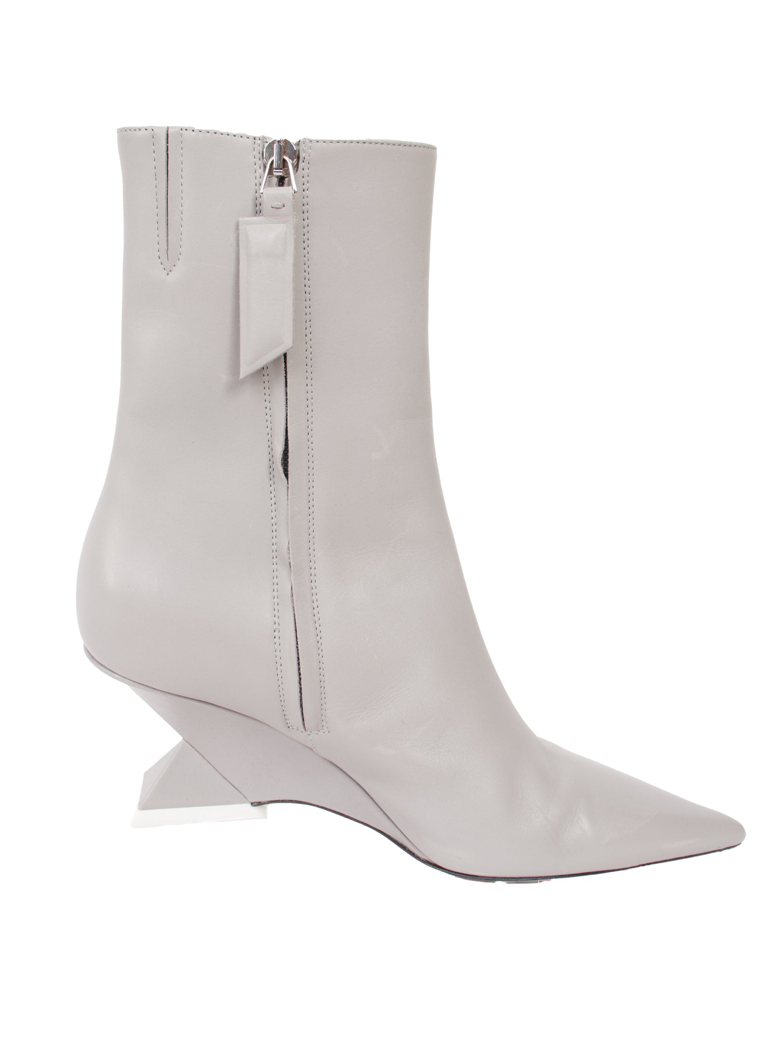 The Attico Cheope Angular Wedge Boots
