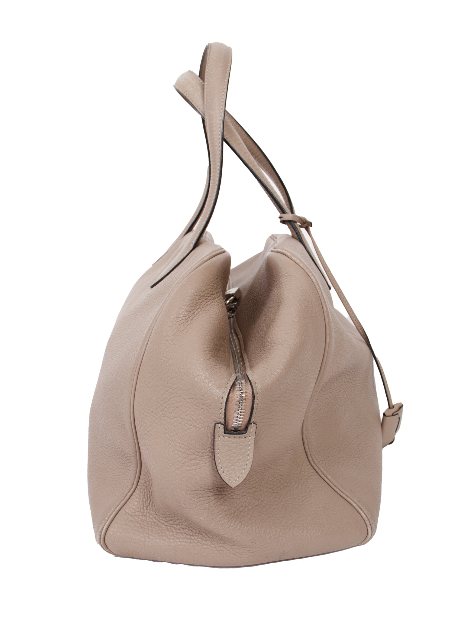 Hermes Clemence Victoria II 50 Leather Bag