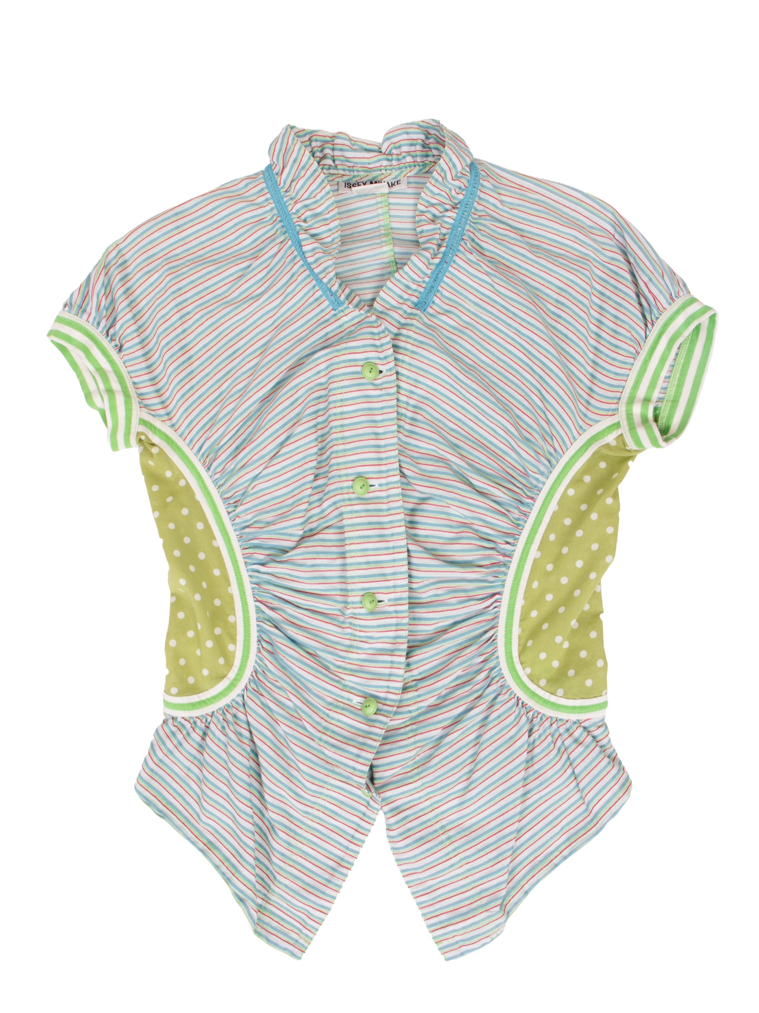 SS 1994 Issey Miyake Mix Print Top