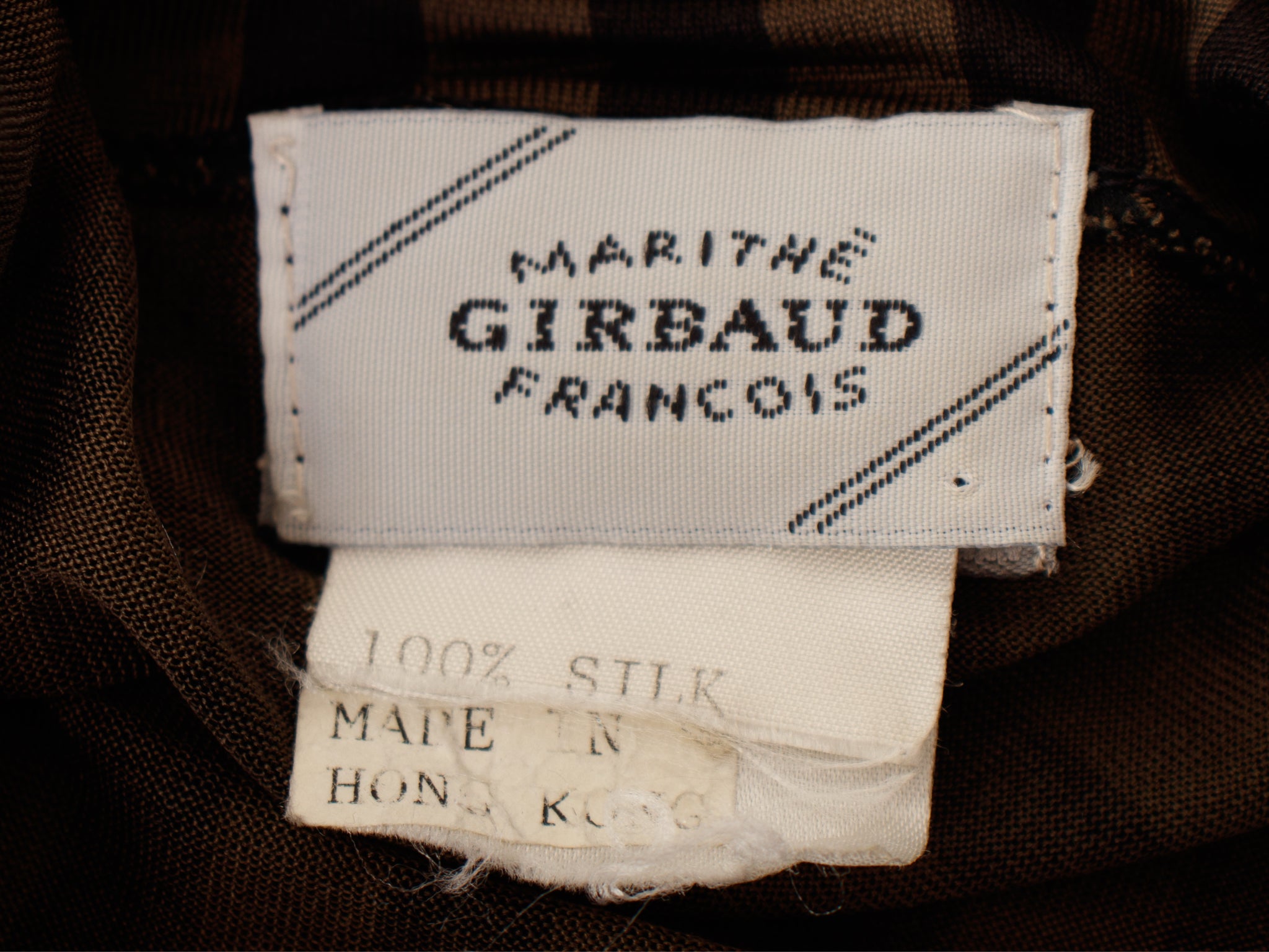Marithe Francois Girbaud Silk Pinstripe Top