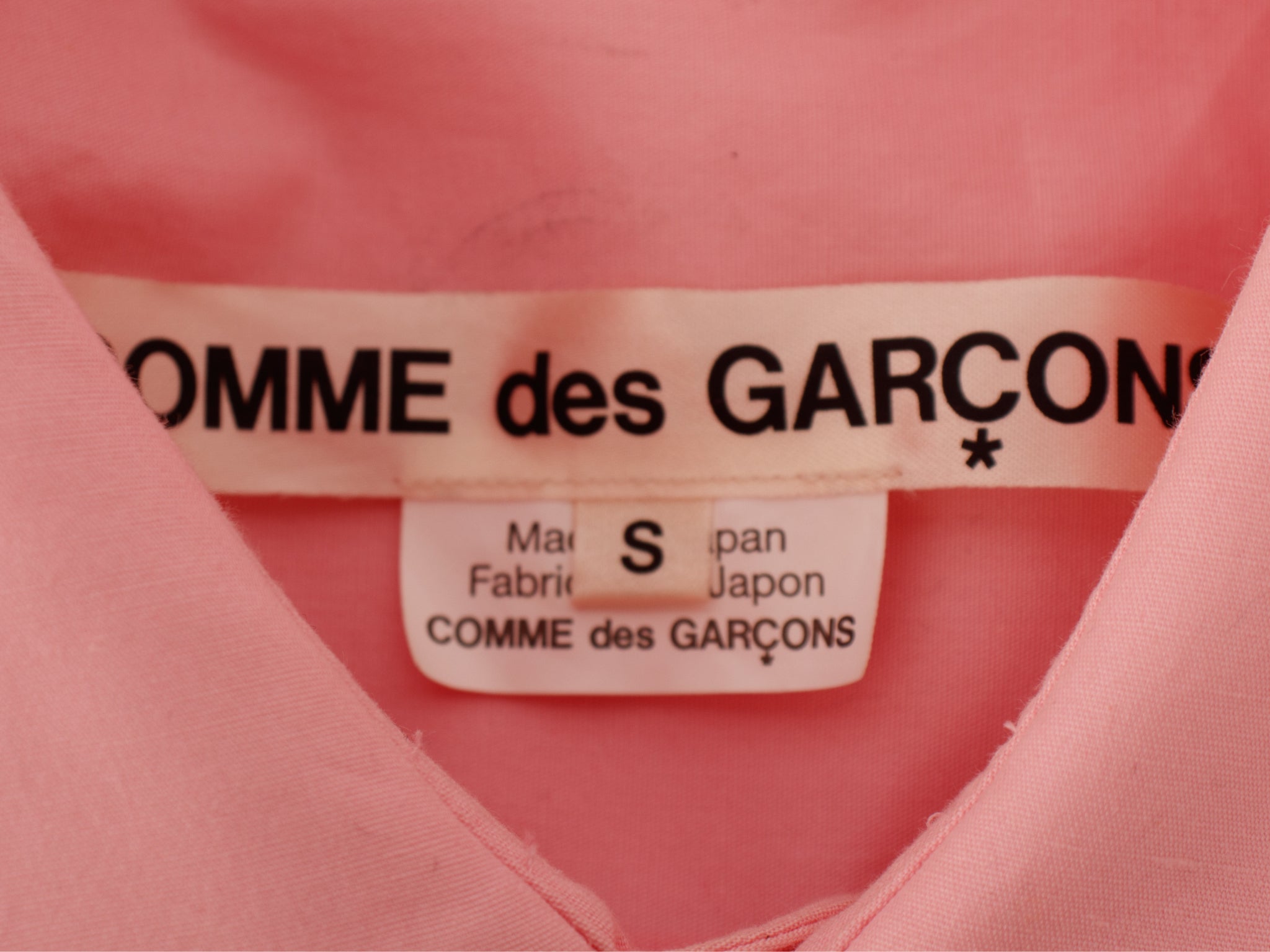 2019 Comme des Garcons Ruffle Shirt Dress