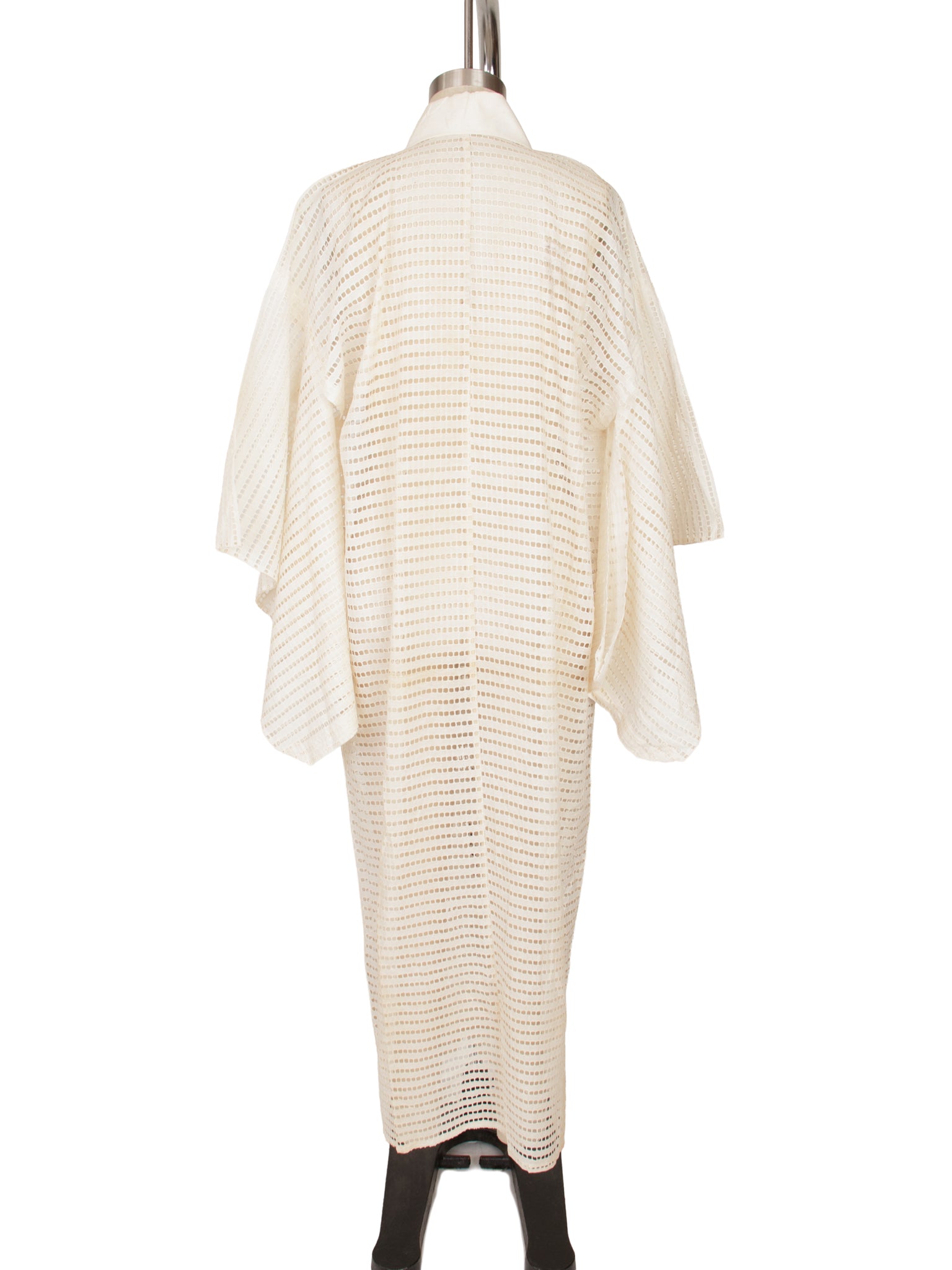 Cotton & Silk Eyelet Kimono