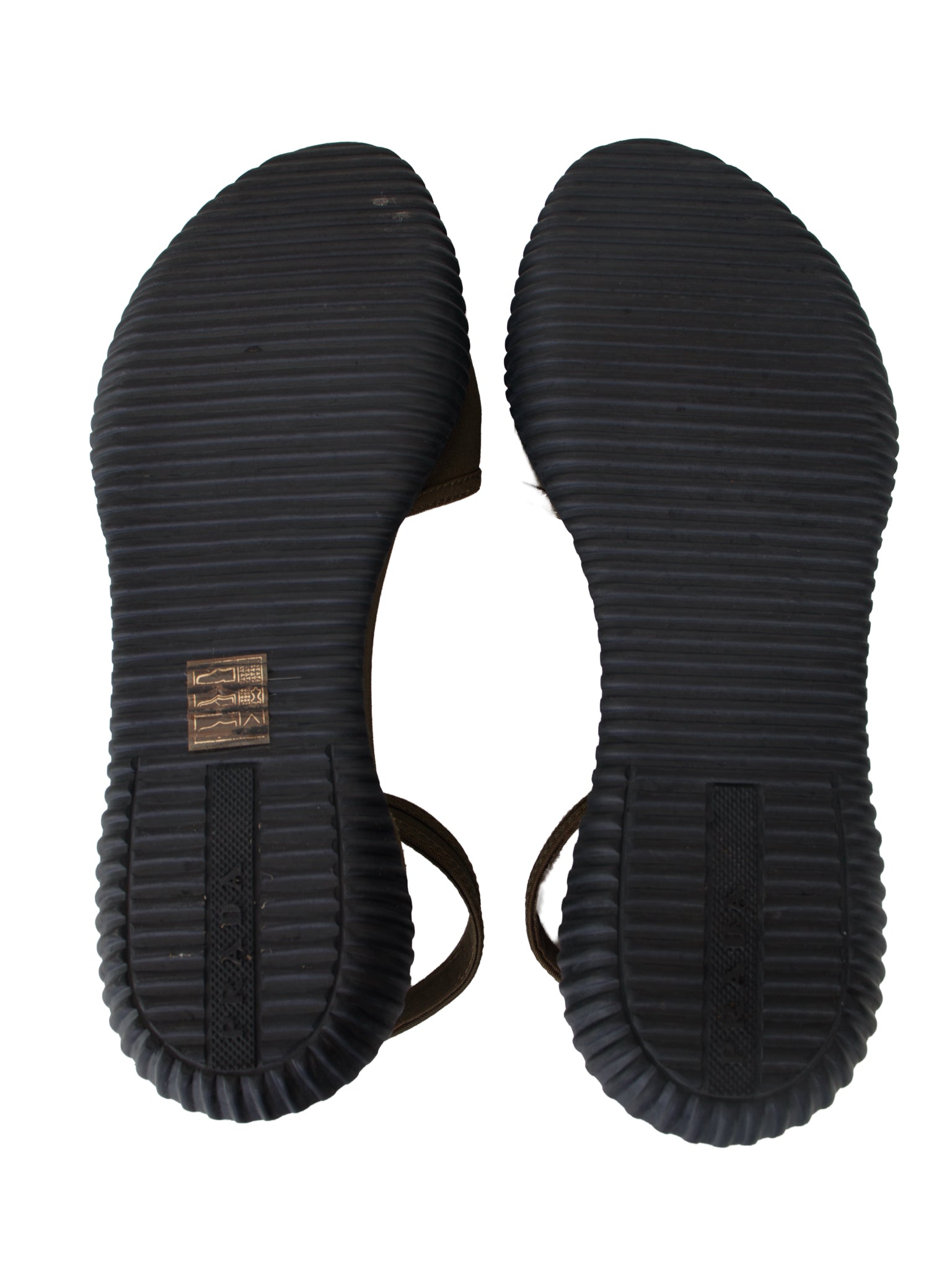 Prada Sport Canvas Ankle Strap Sandals