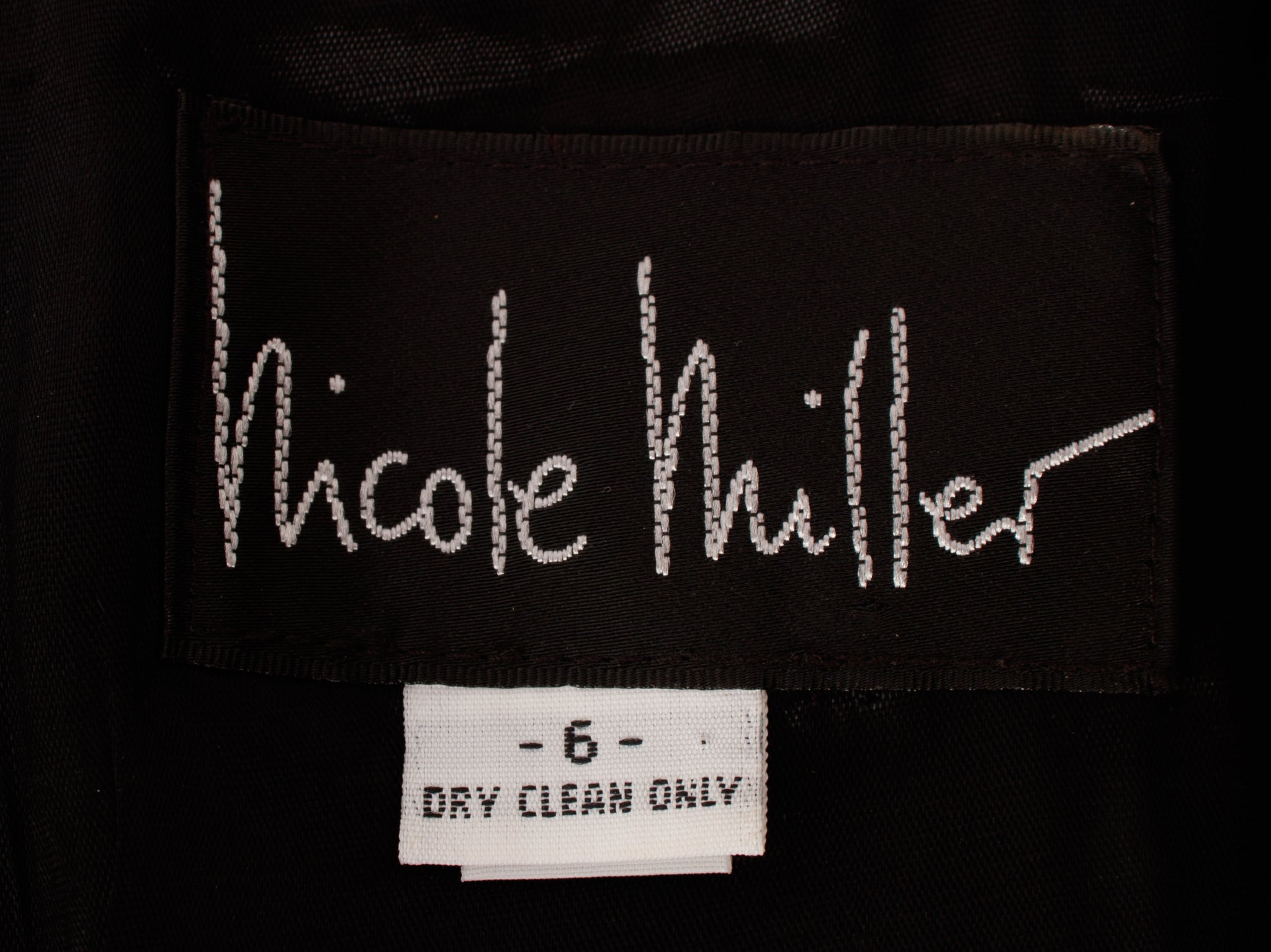 Nicole Miller Silk Poker Print Dress