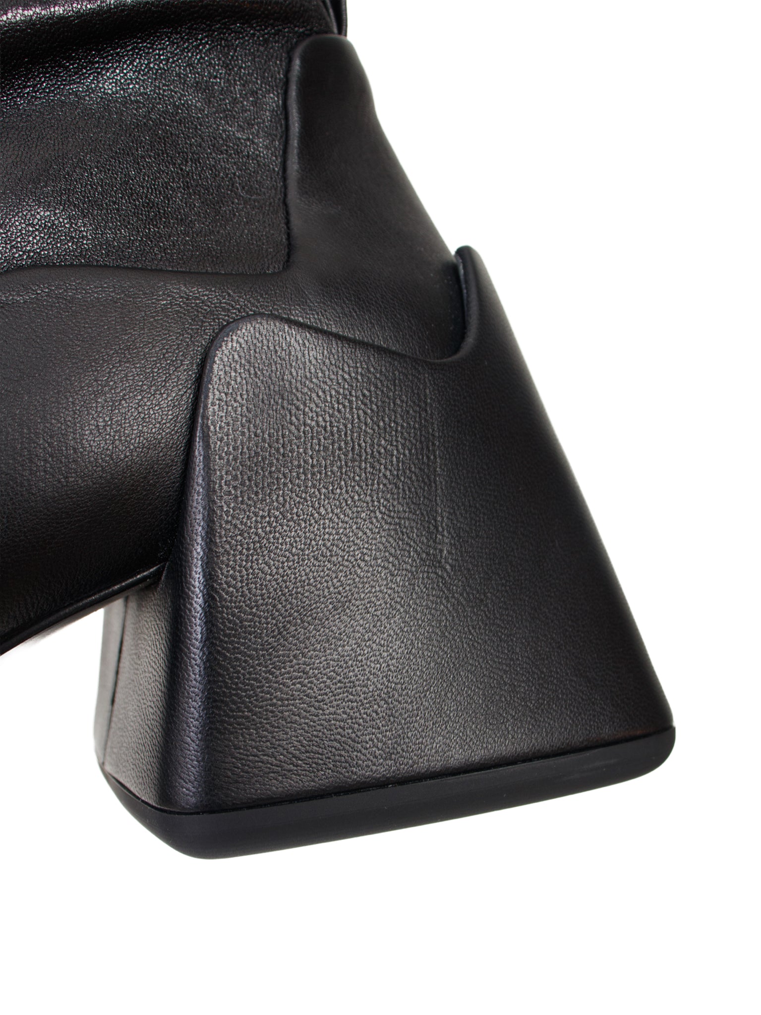 Jil Sander Sculptural Block Heel Boots