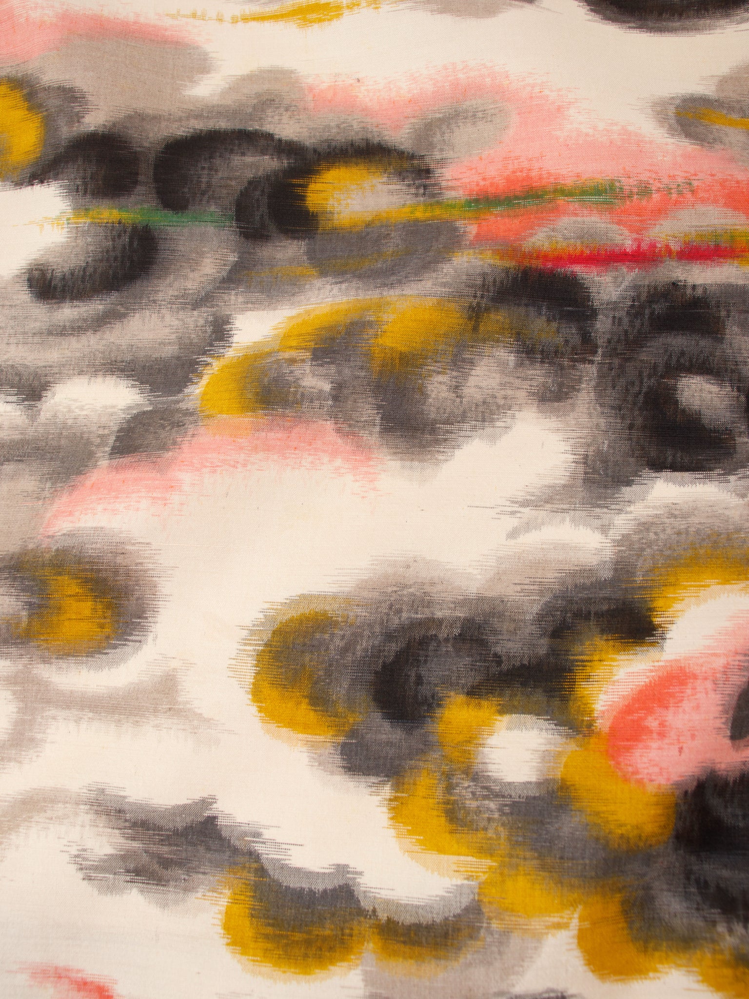 Japanese Silk Cloud Pattern Haori yellowing