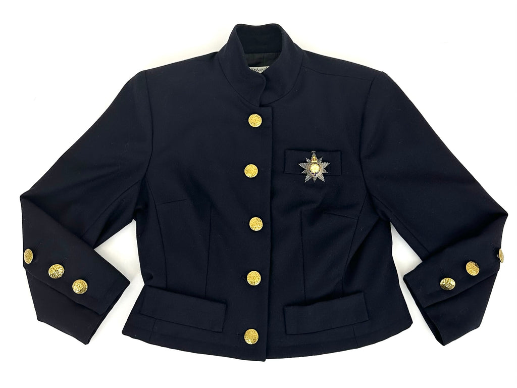 Yves Saint Laurent Wool Military Jacket