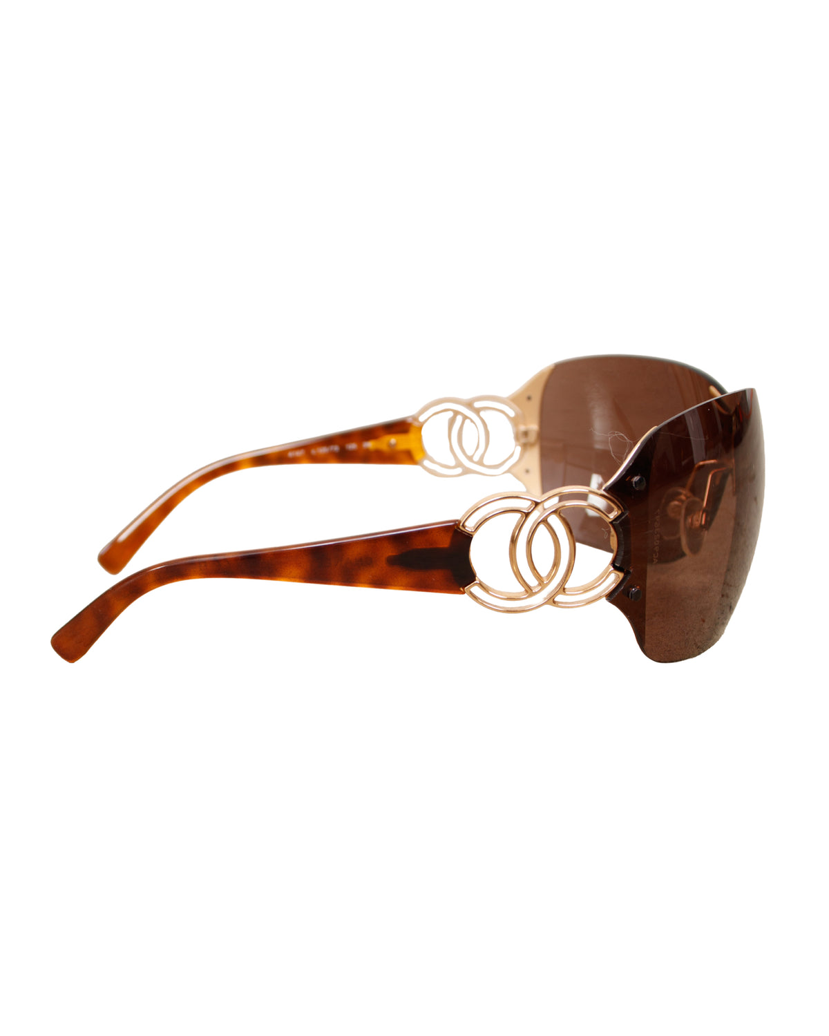 Chanel 4147 CC Shield Wrap Sunglasses