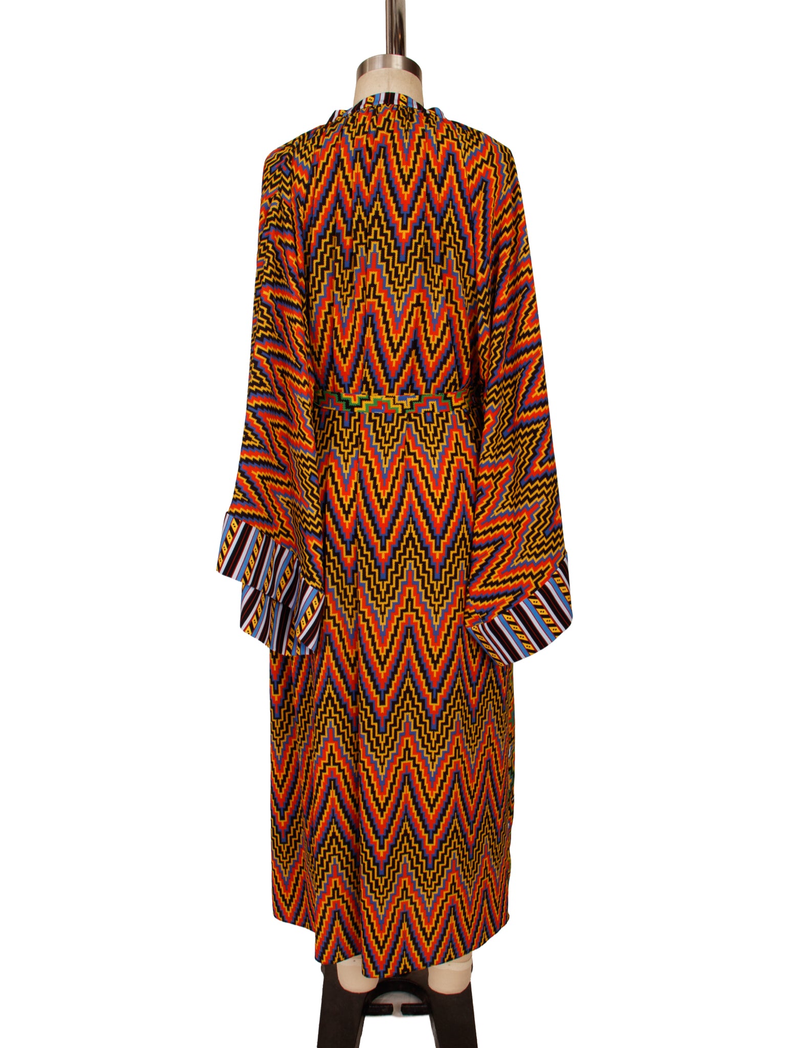 Duro Olowu Crepe Chevron Caftan