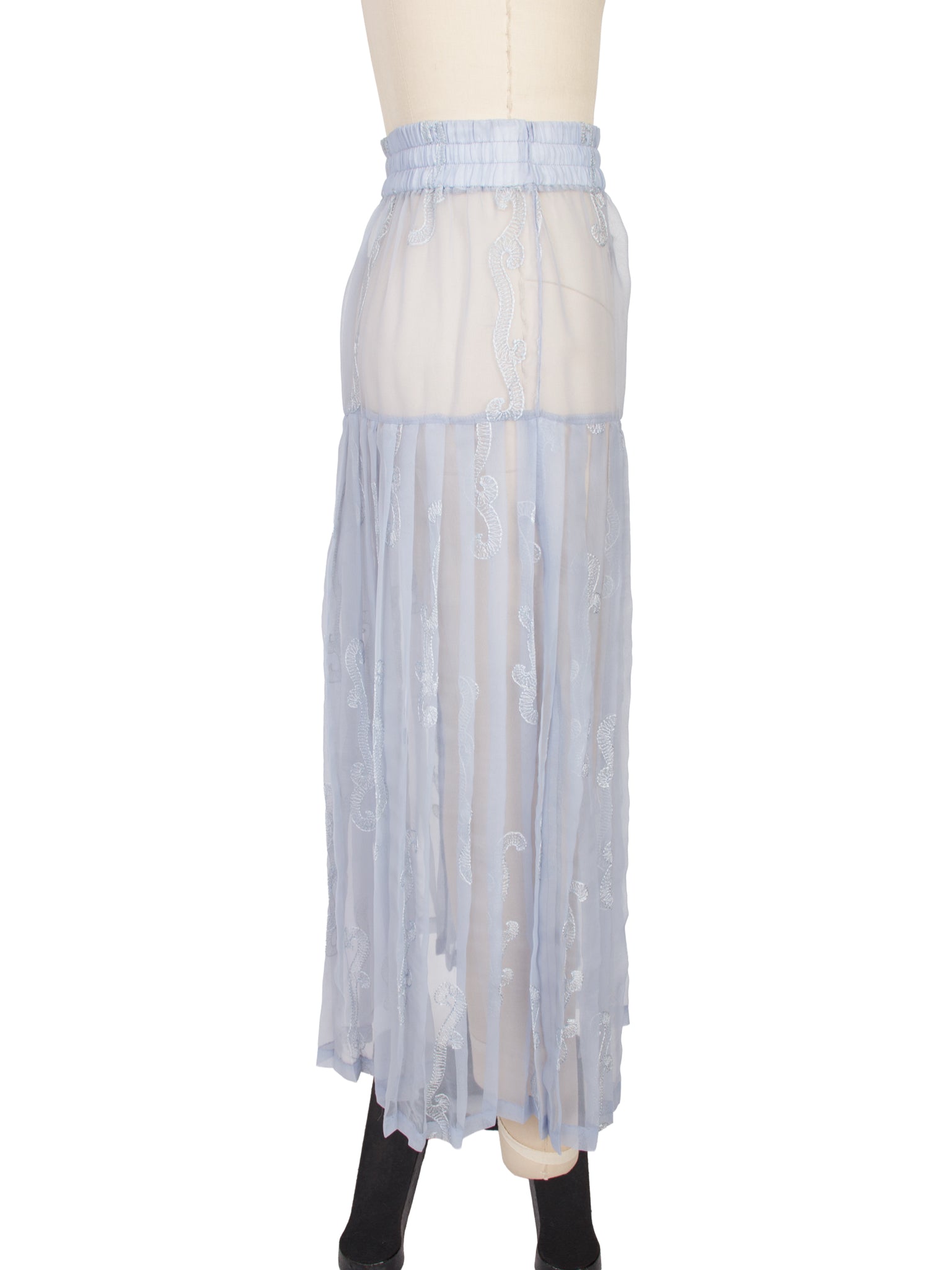 Opera by Mimi Chiffon Embroidered Skirt