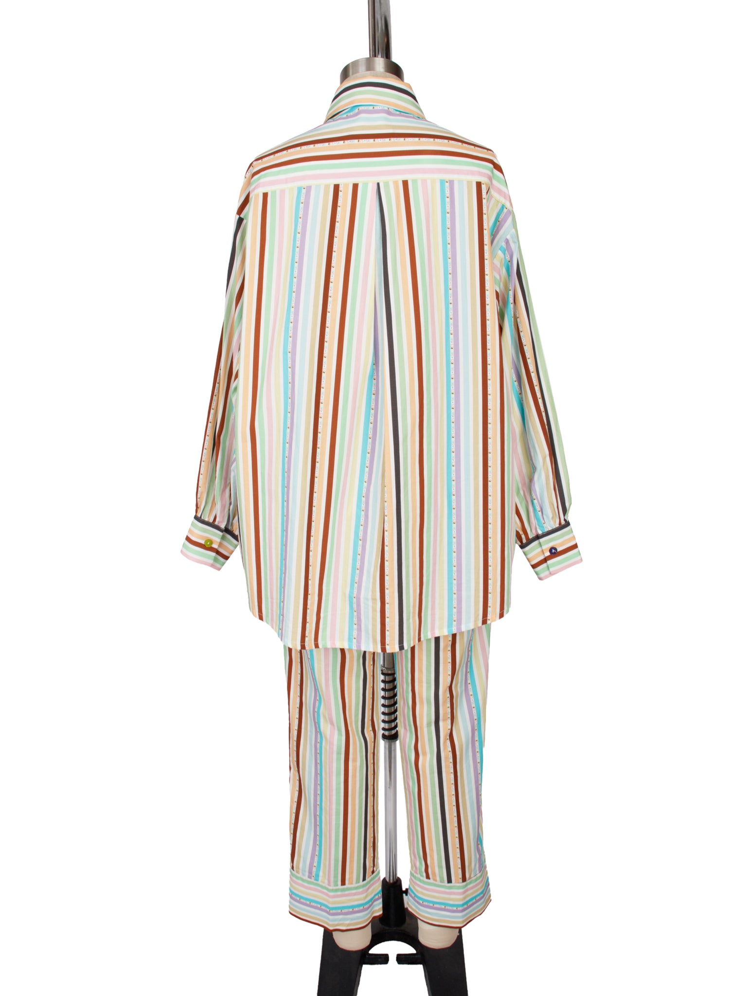Siedres Pastel Rainbow Stripe Pant Set