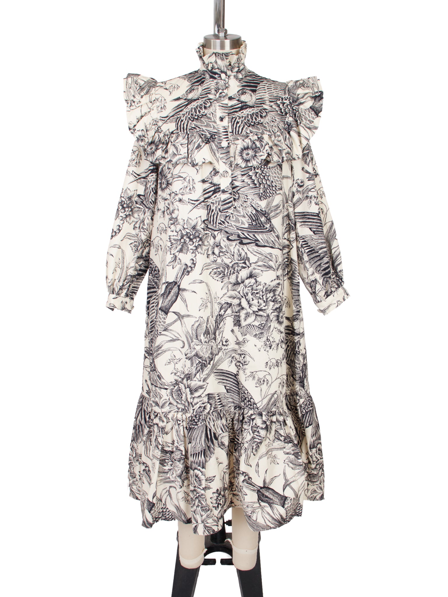 Stacey Nishimoto Toile Du Jouy Linen Dress