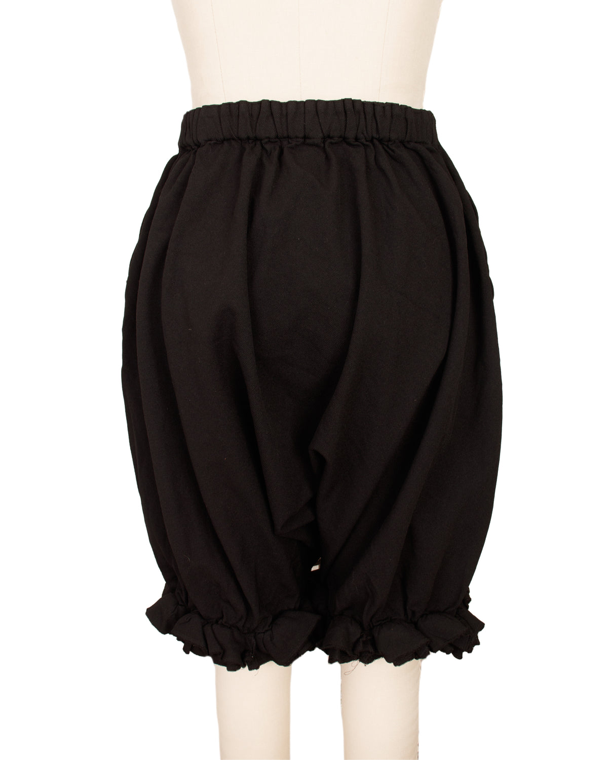 2011 Comme des Garcons Twill Ruffle Shorts