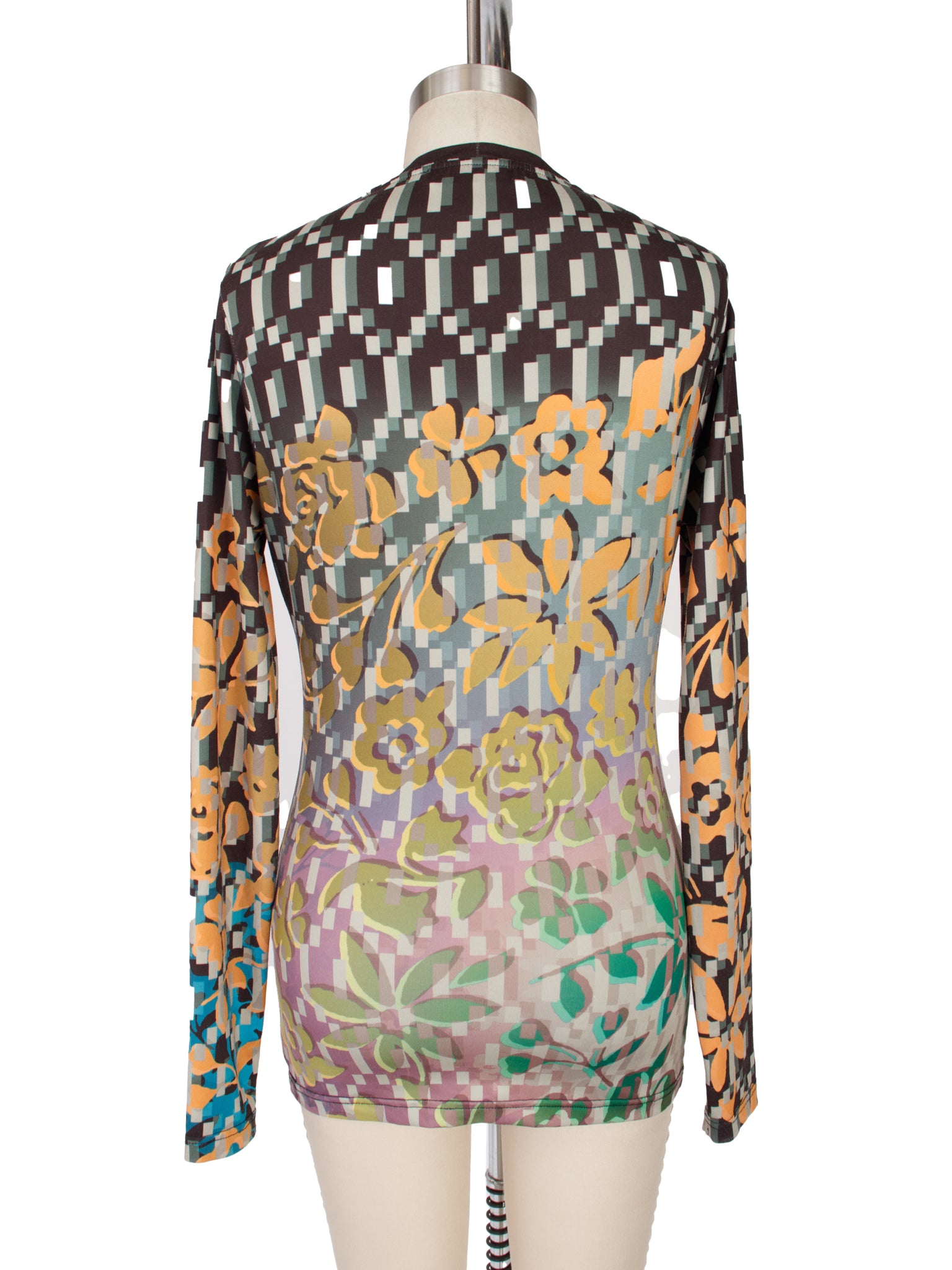 Julia Heuer Ava Floral Block Print Top