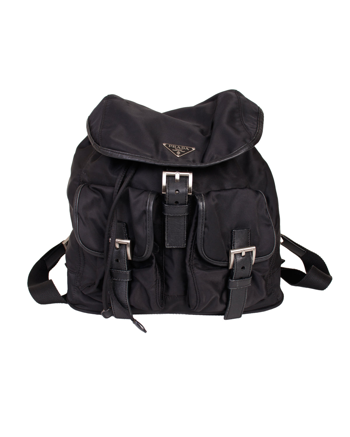 Prada Tessuto Buckle Backpack