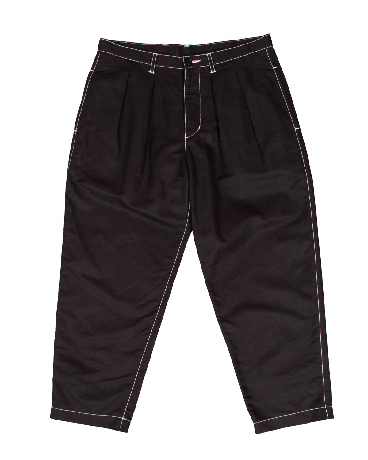 SS 2018 Comme Des Garcons Linen Cropped Pants