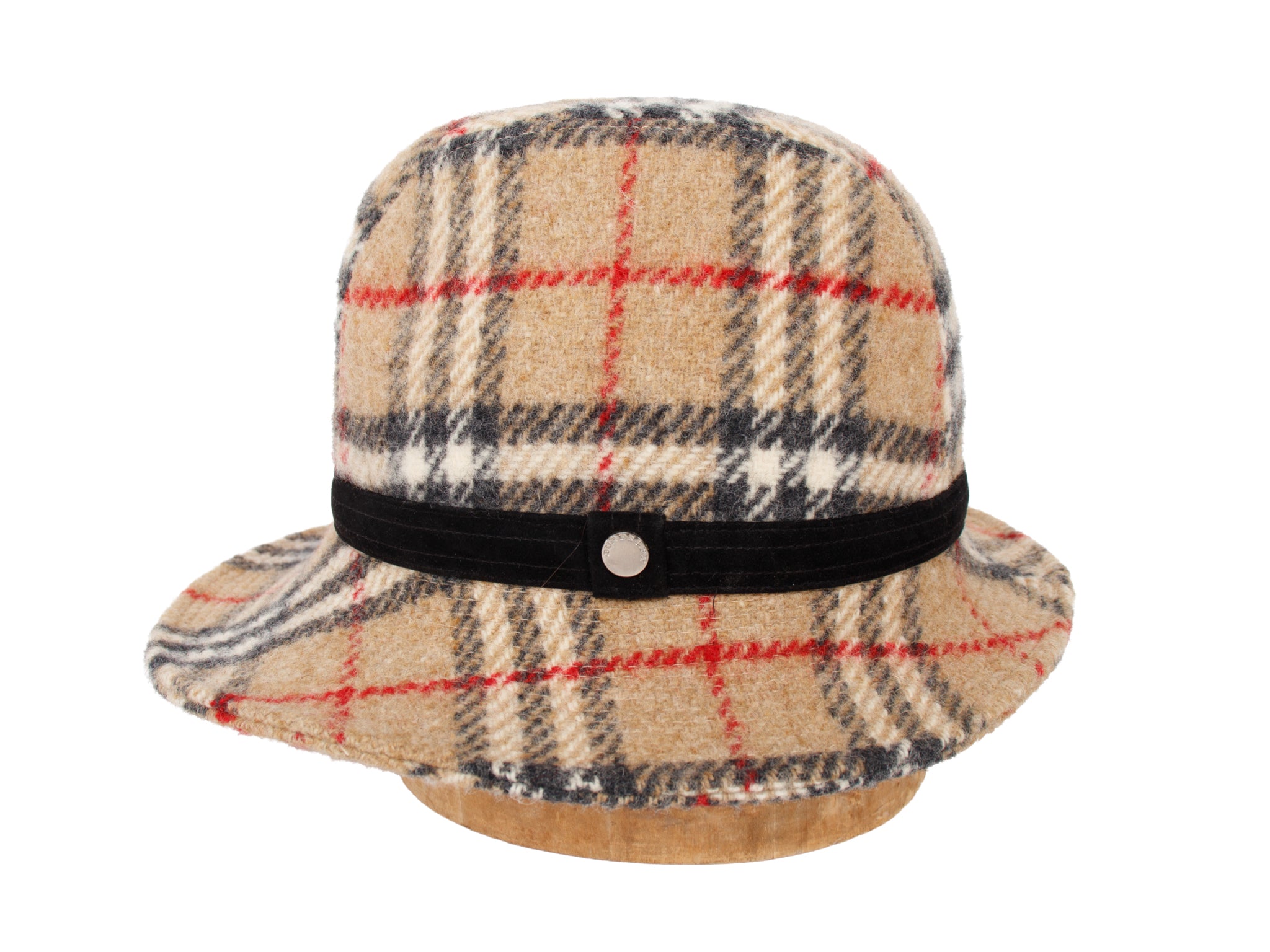 Burberry by Philip Treacey Wool Check Hat