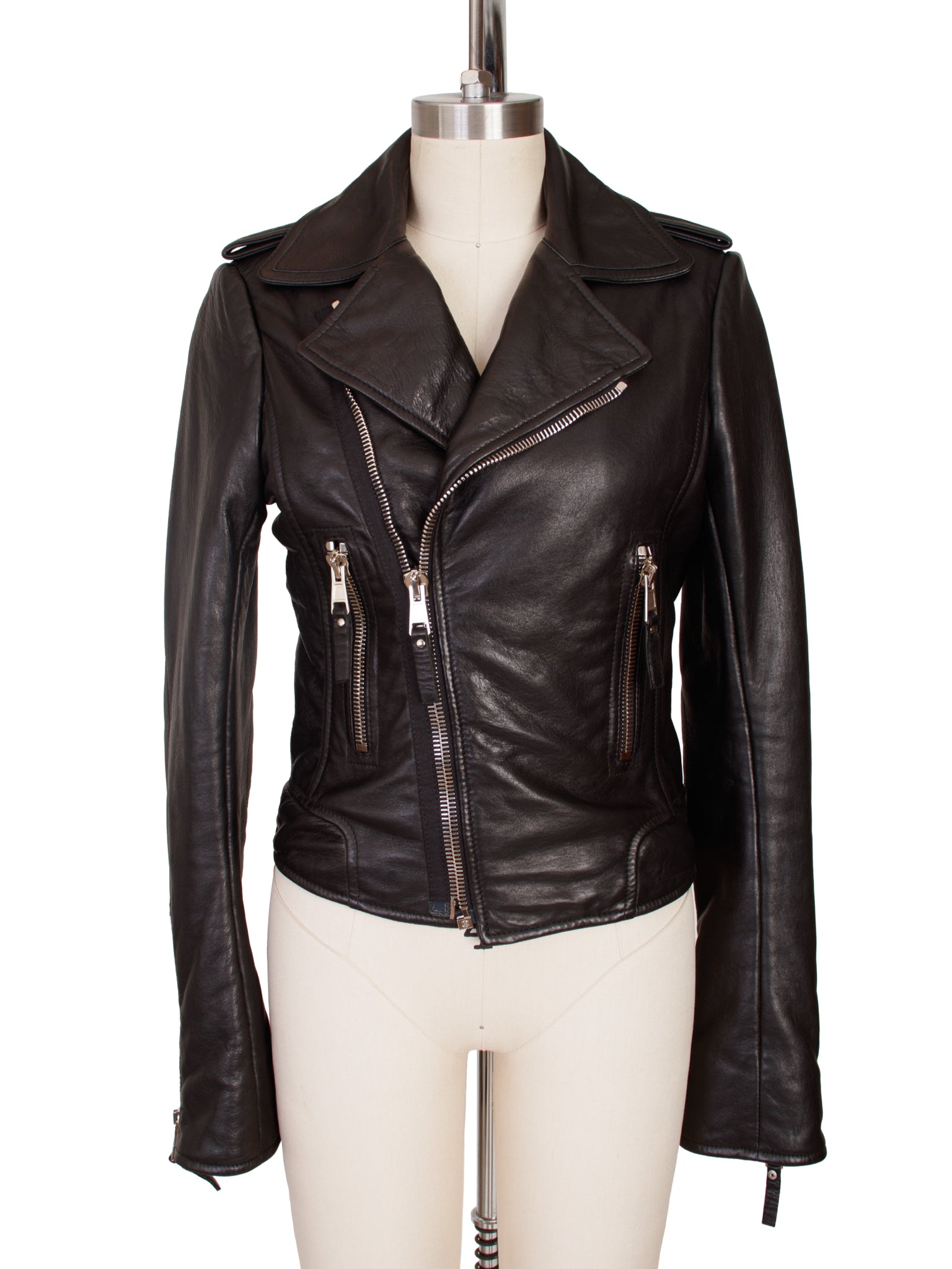 2014 Balenciaga Leather Biker Jacket
