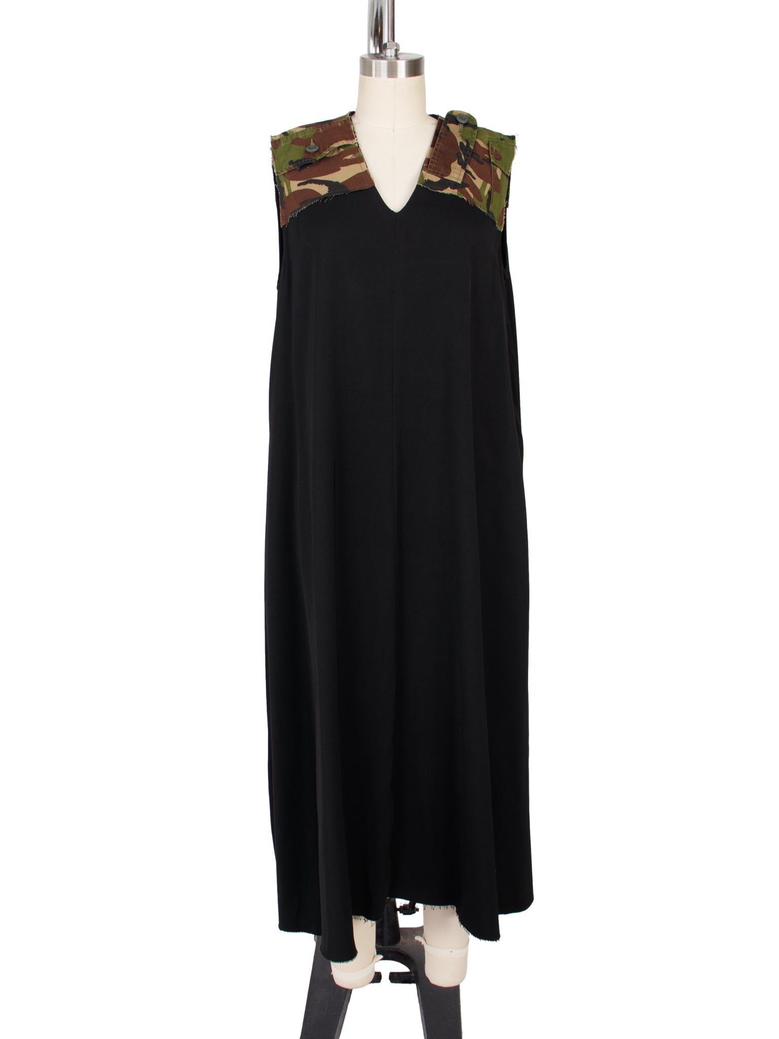 SS 2019 Yang Li Twill Camouflage Dress