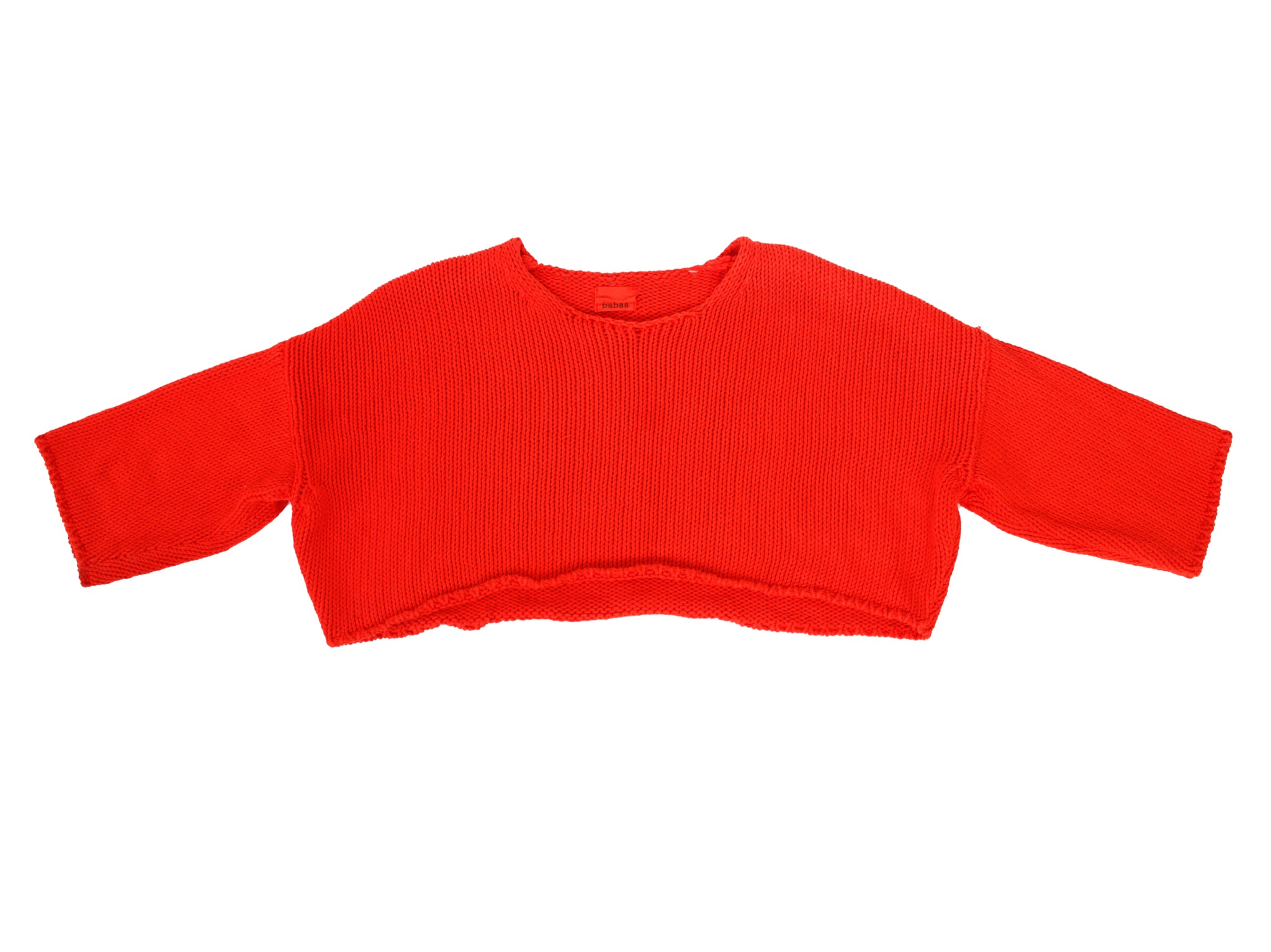 Babaa Cotton Cropped Sweater