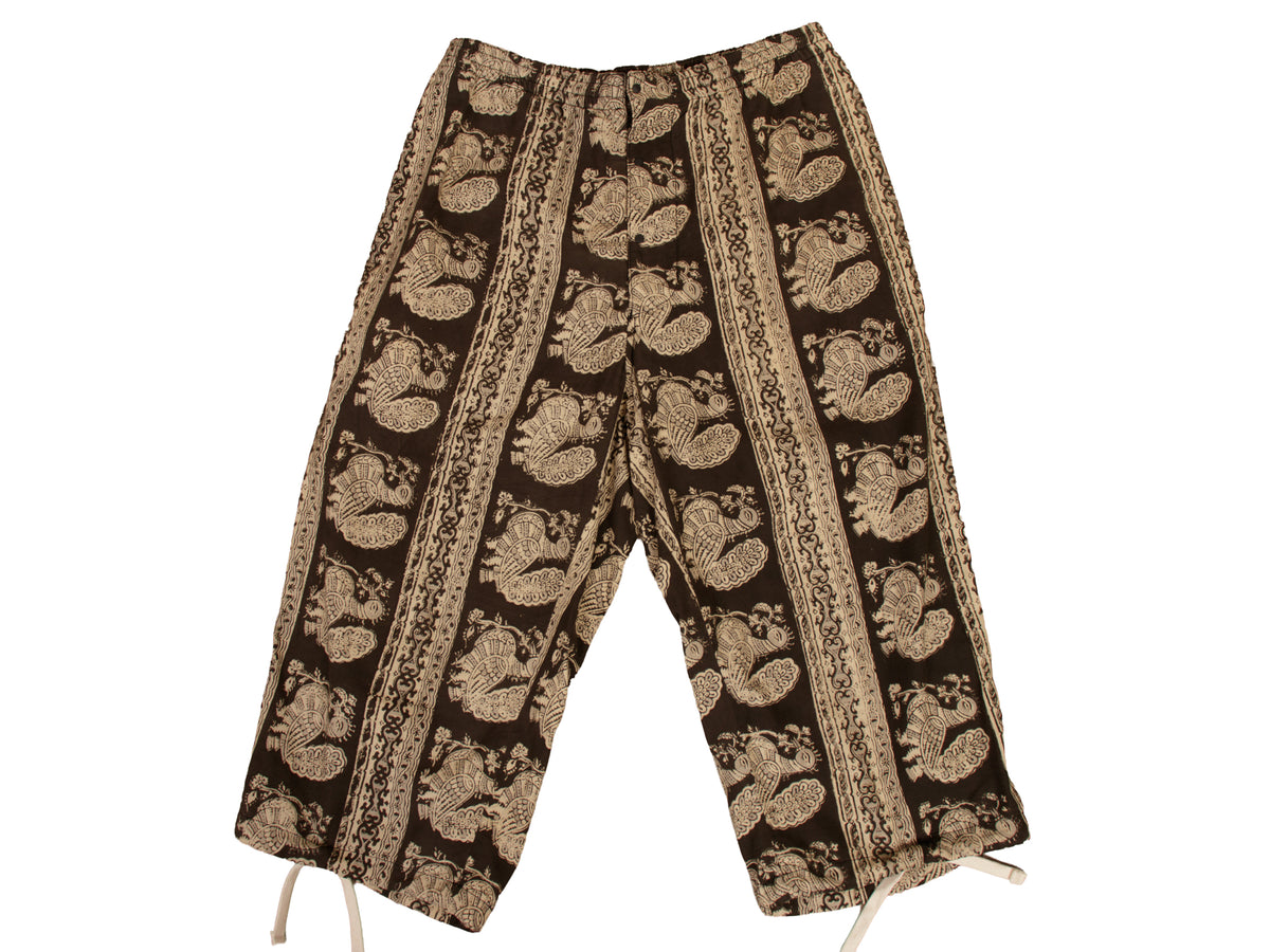 Beams Graphic Cropped Pants