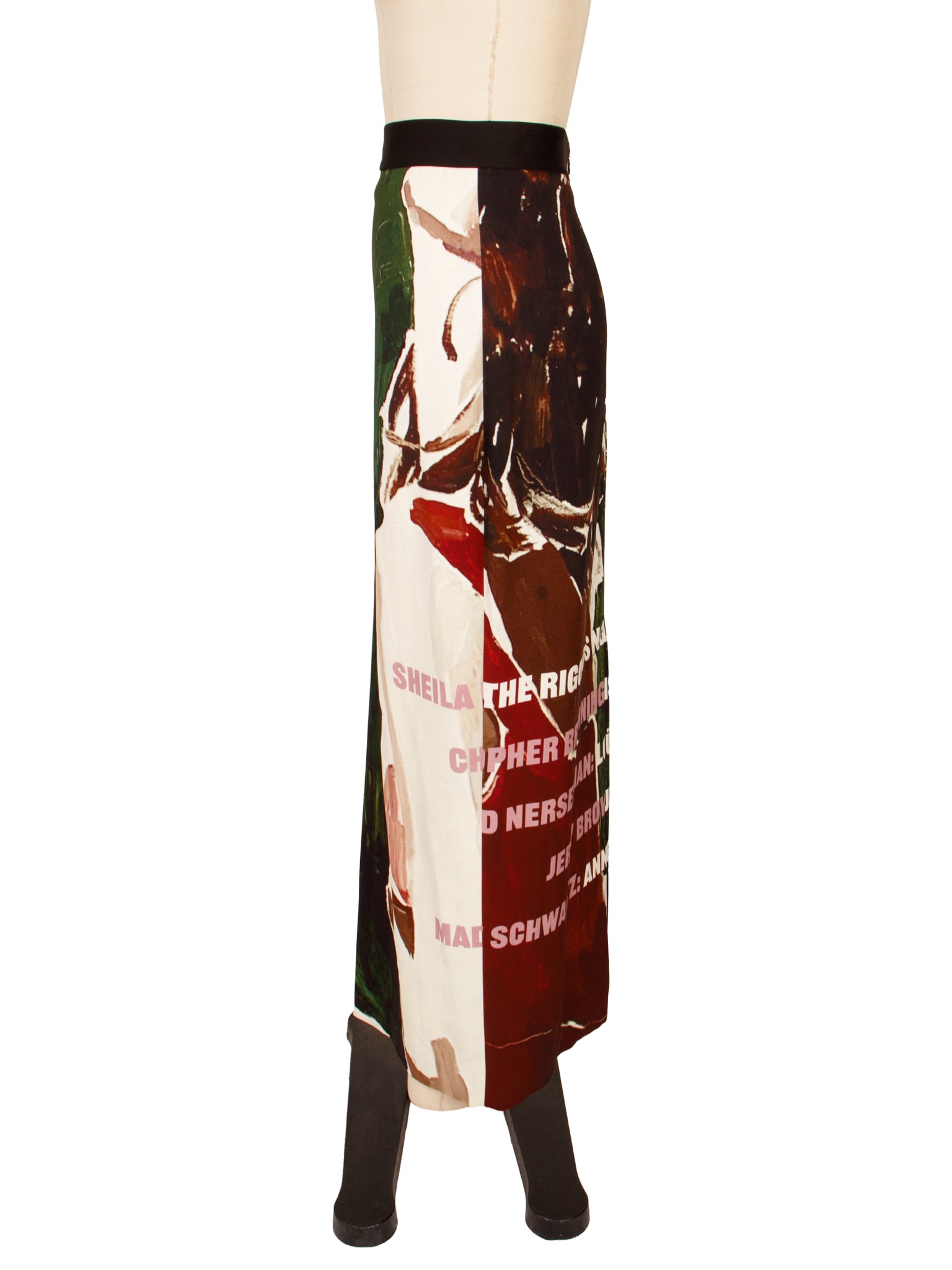 Rachel Comey Limited Edition NY Book Print Skirt