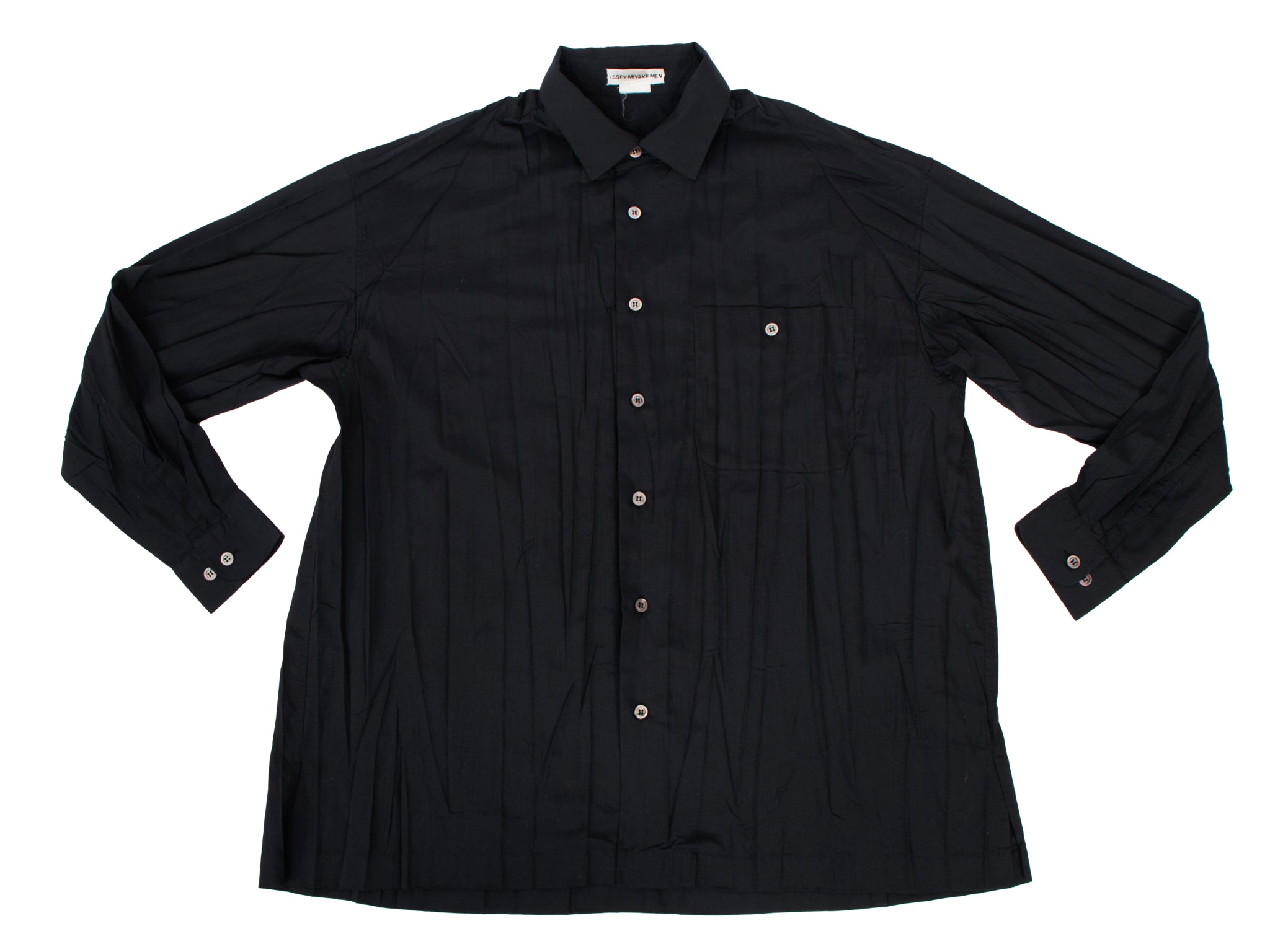 1990s Issey Miyake Men Plisse Shirt