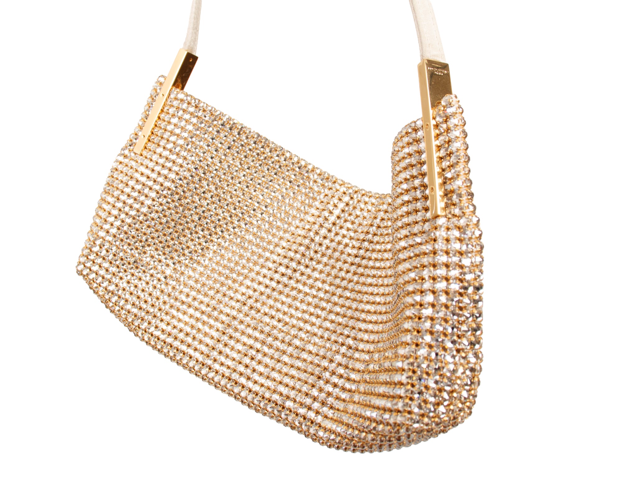 Saint Laurent Suzanne Crystal Shoulder Bag