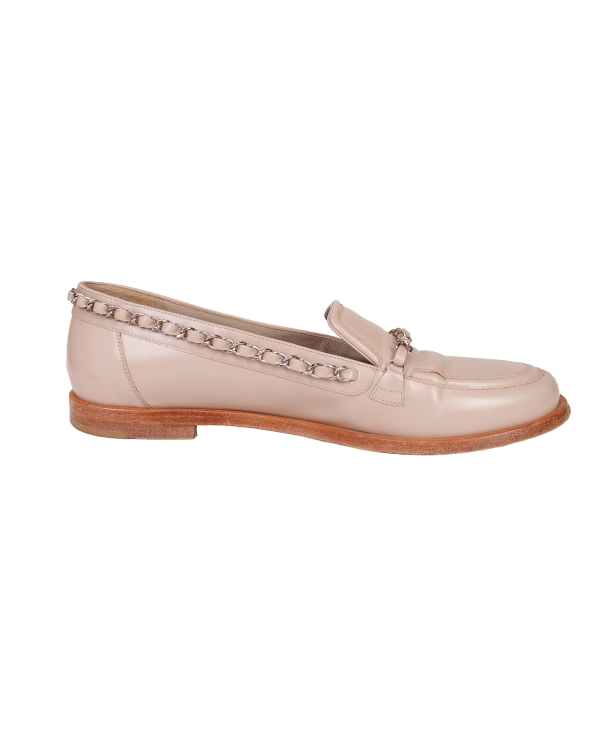 Chanel Interlocking CC Chain Loafers*