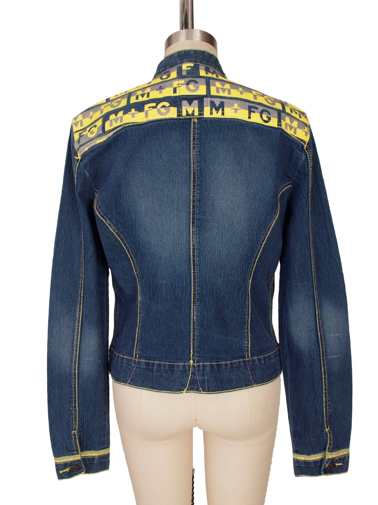 Marithe Francois Girbaud Logo Contrast Trim Jacket