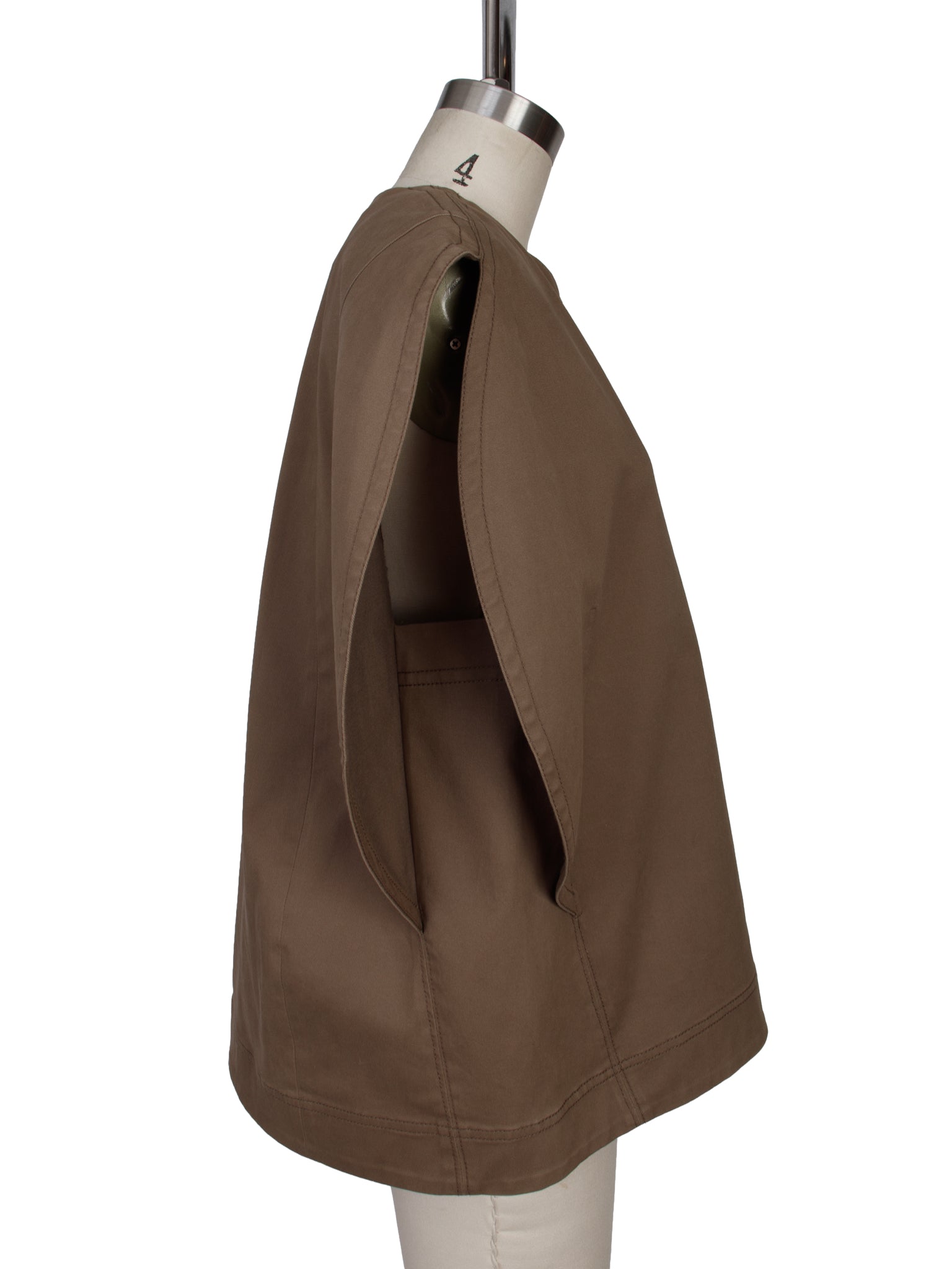 Tibi Miriam Twill Zip Top