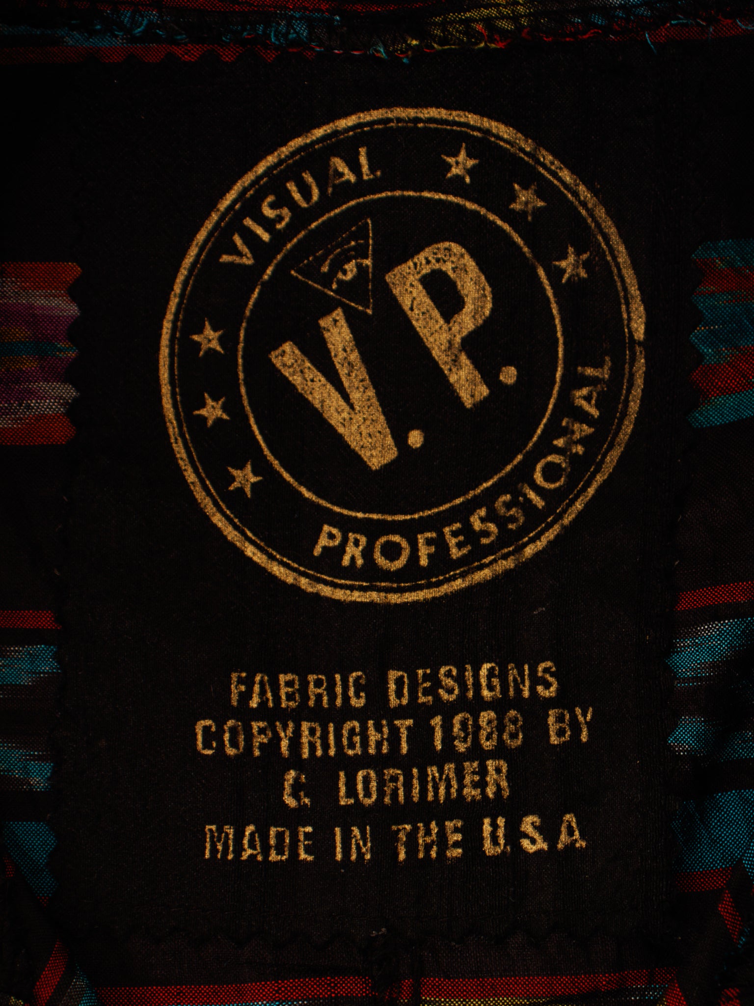 1988 Visual Professional Silk Ikat Dress