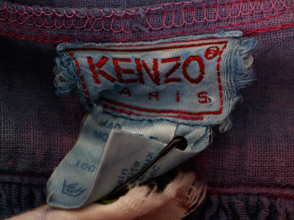 Mercy x Rumpled Aristocrat Tie Dye Kenzo Smock Dress